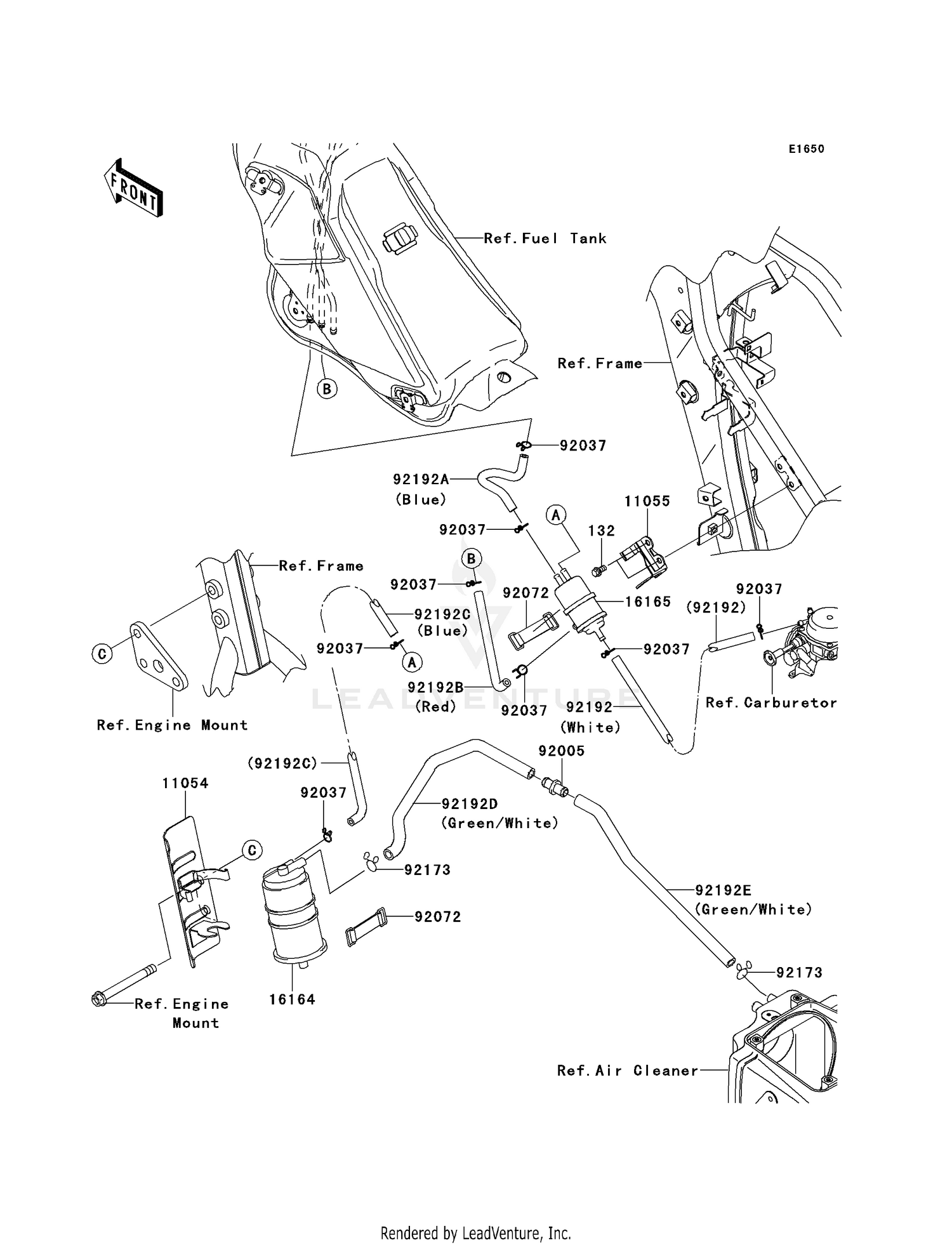 FUEL EVAPORATIVE SYSTEM (CA)