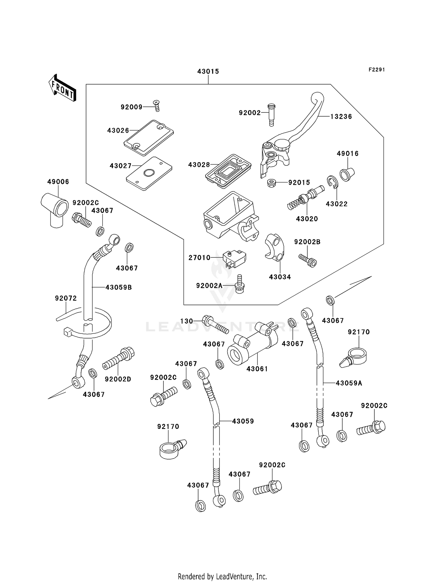 FRONT MASTER CYLINDER
