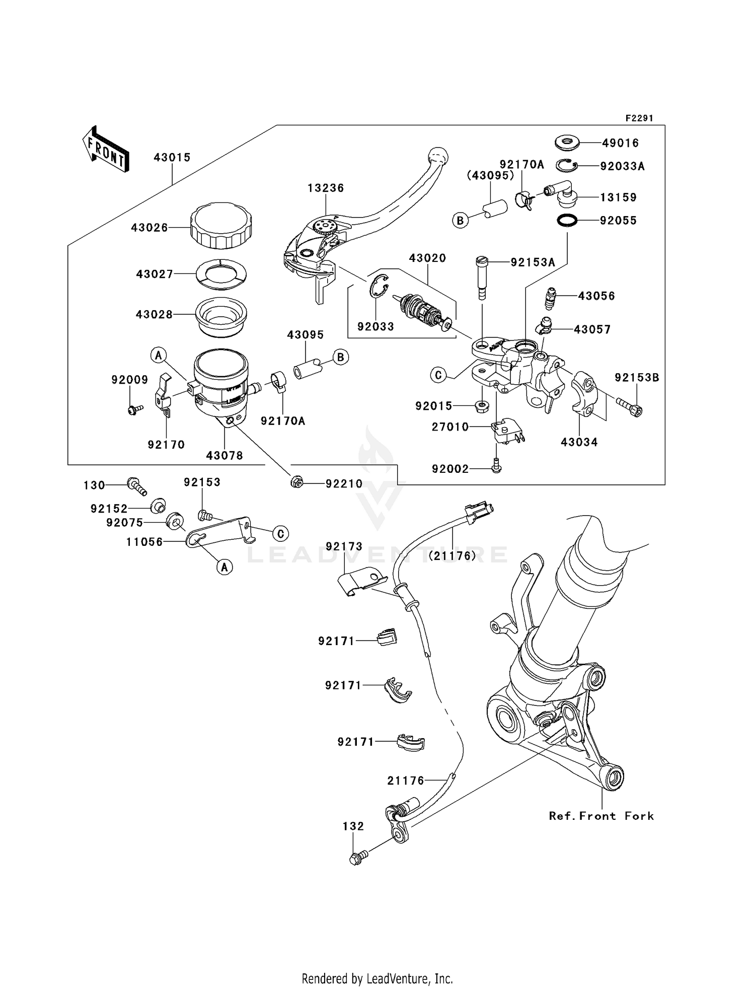 FRONT MASTER CYLINDER