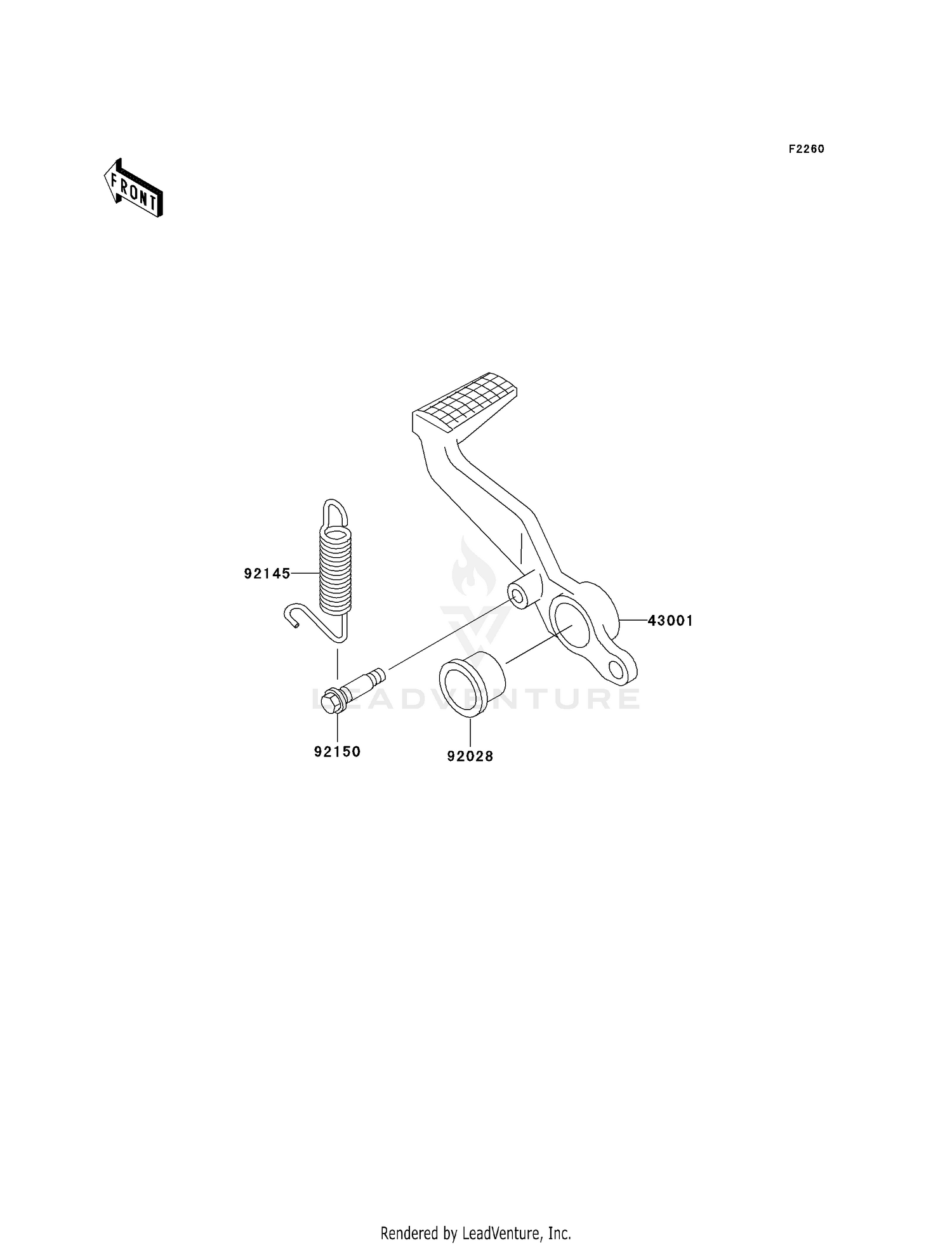 BRAKE PEDAL/TORQUE LINK