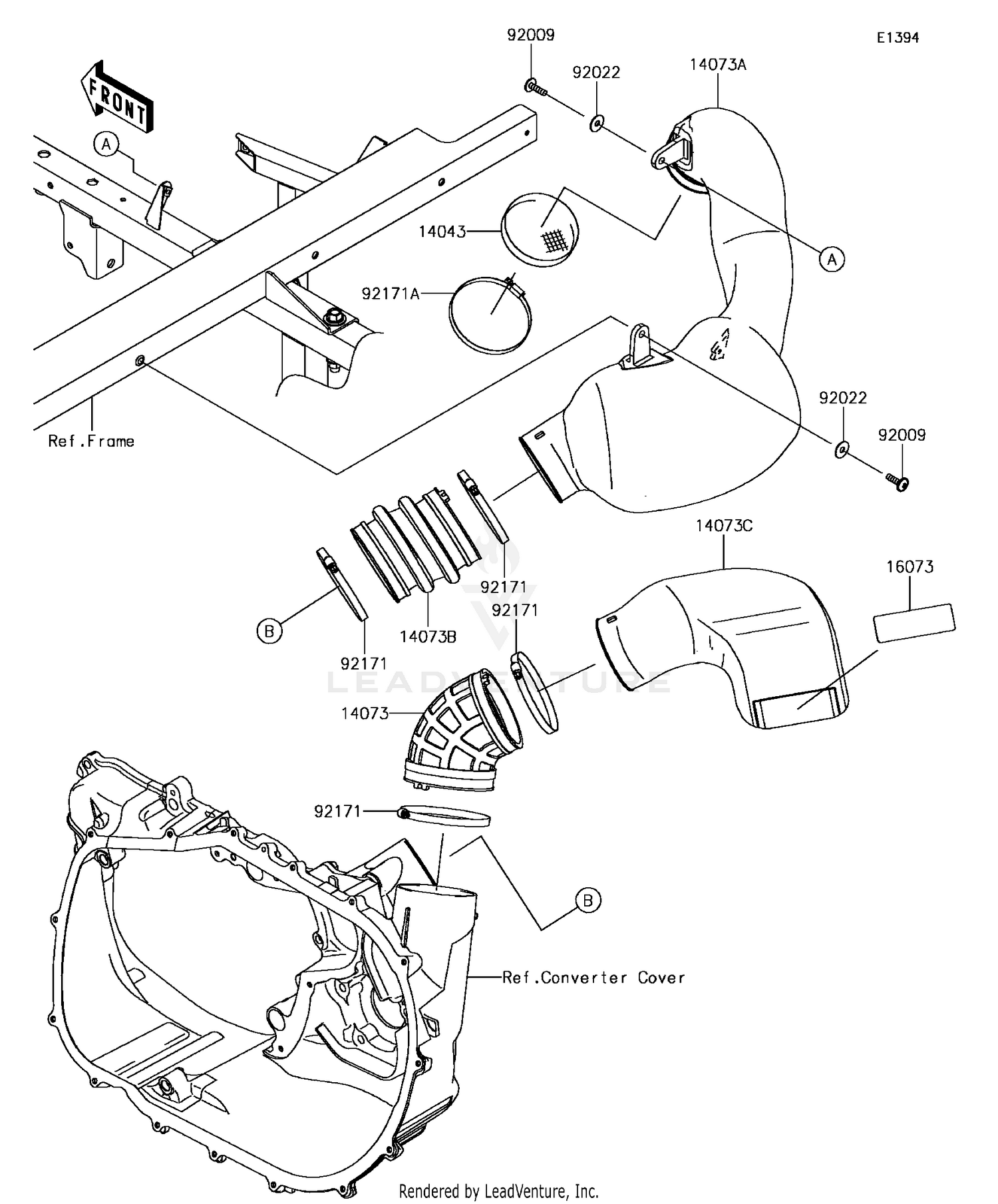 Air Cleaner-Belt Converter