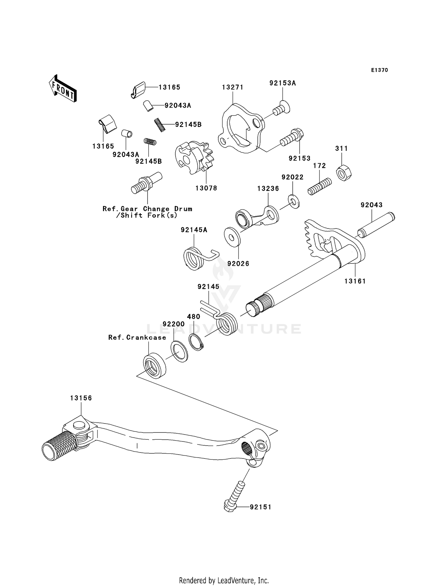 GEAR CHANGE MECHANISM