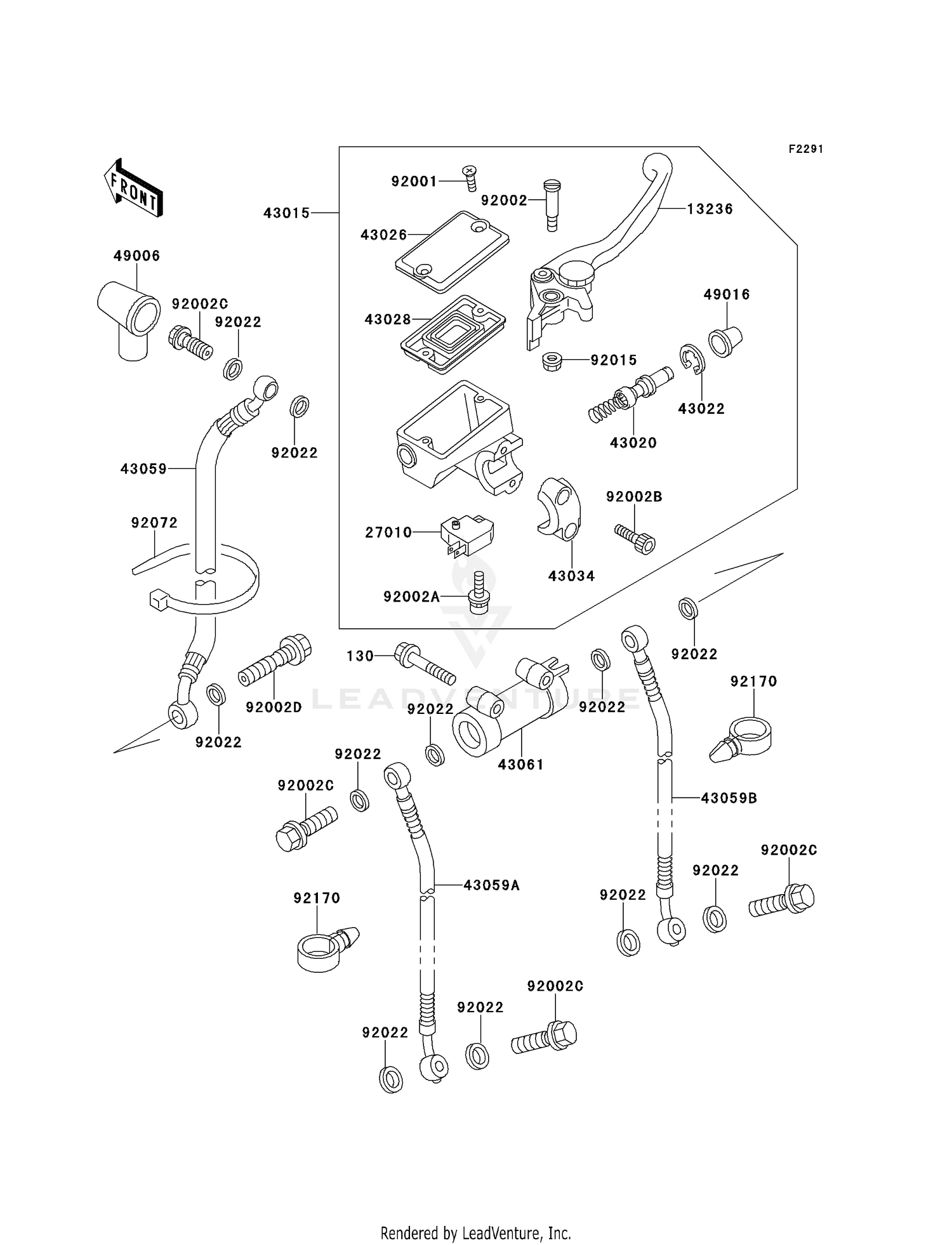 FRONT MASTER CYLINDER