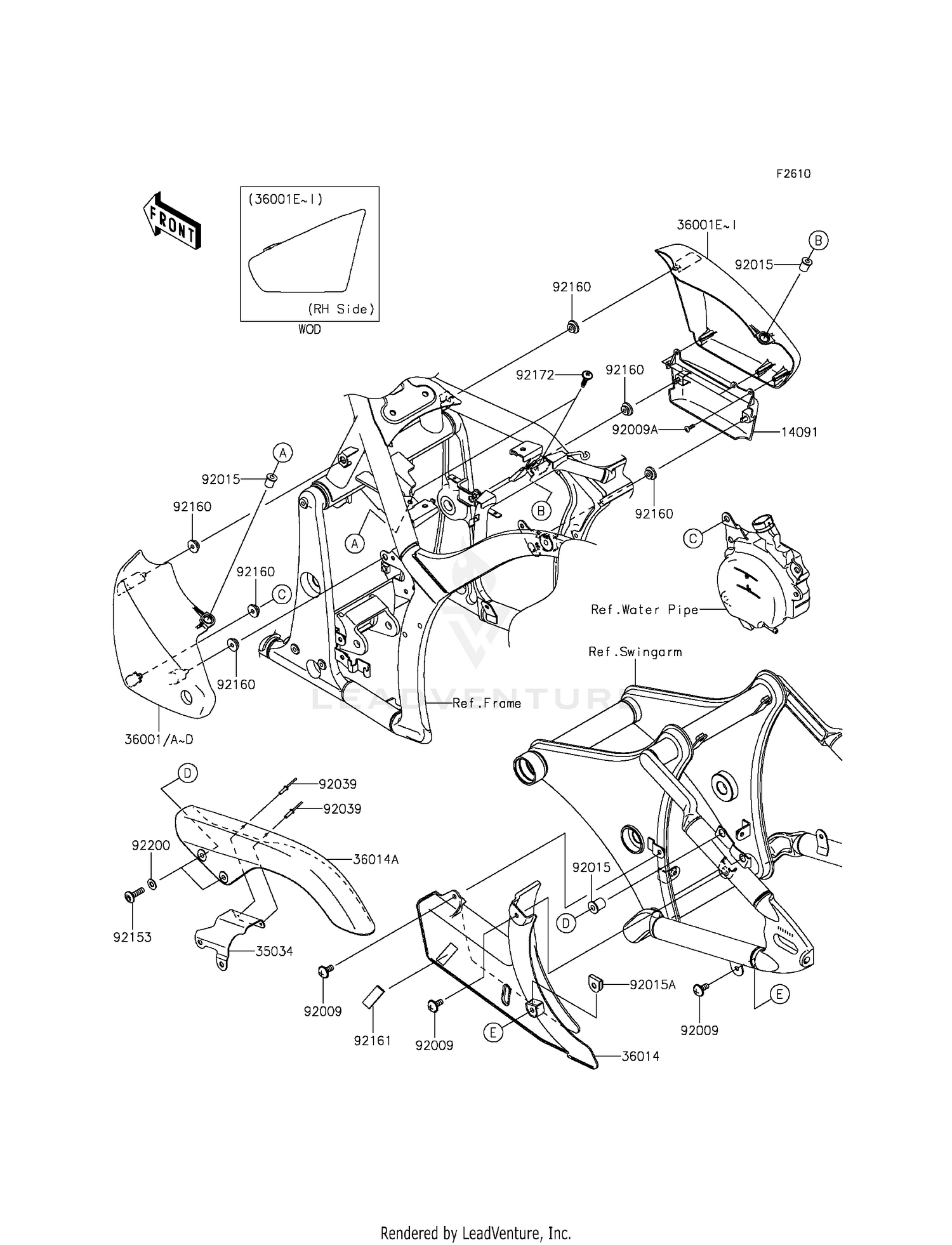 SIDE COVERS/CHAIN COVER