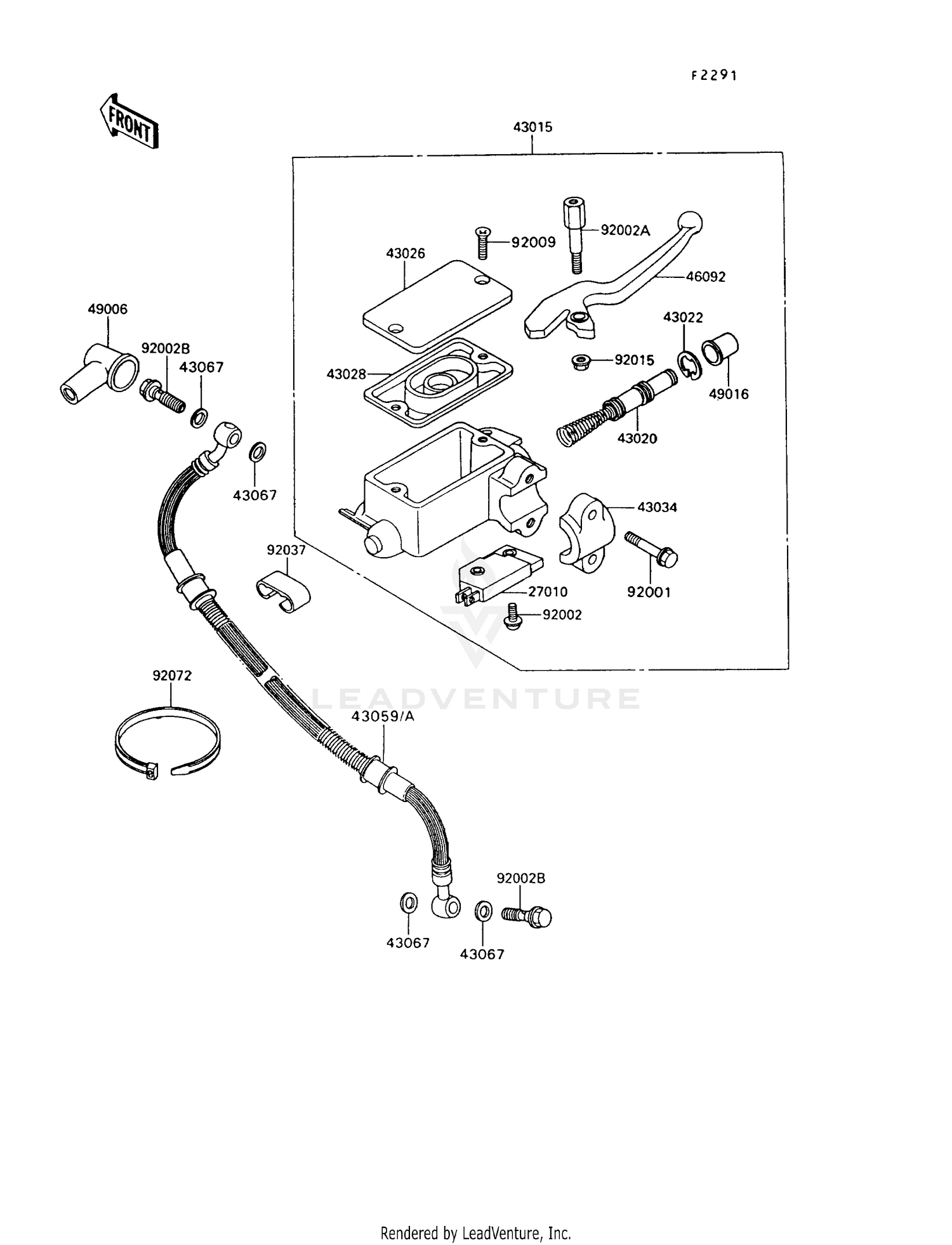 FRONT MASTER CYLINDER