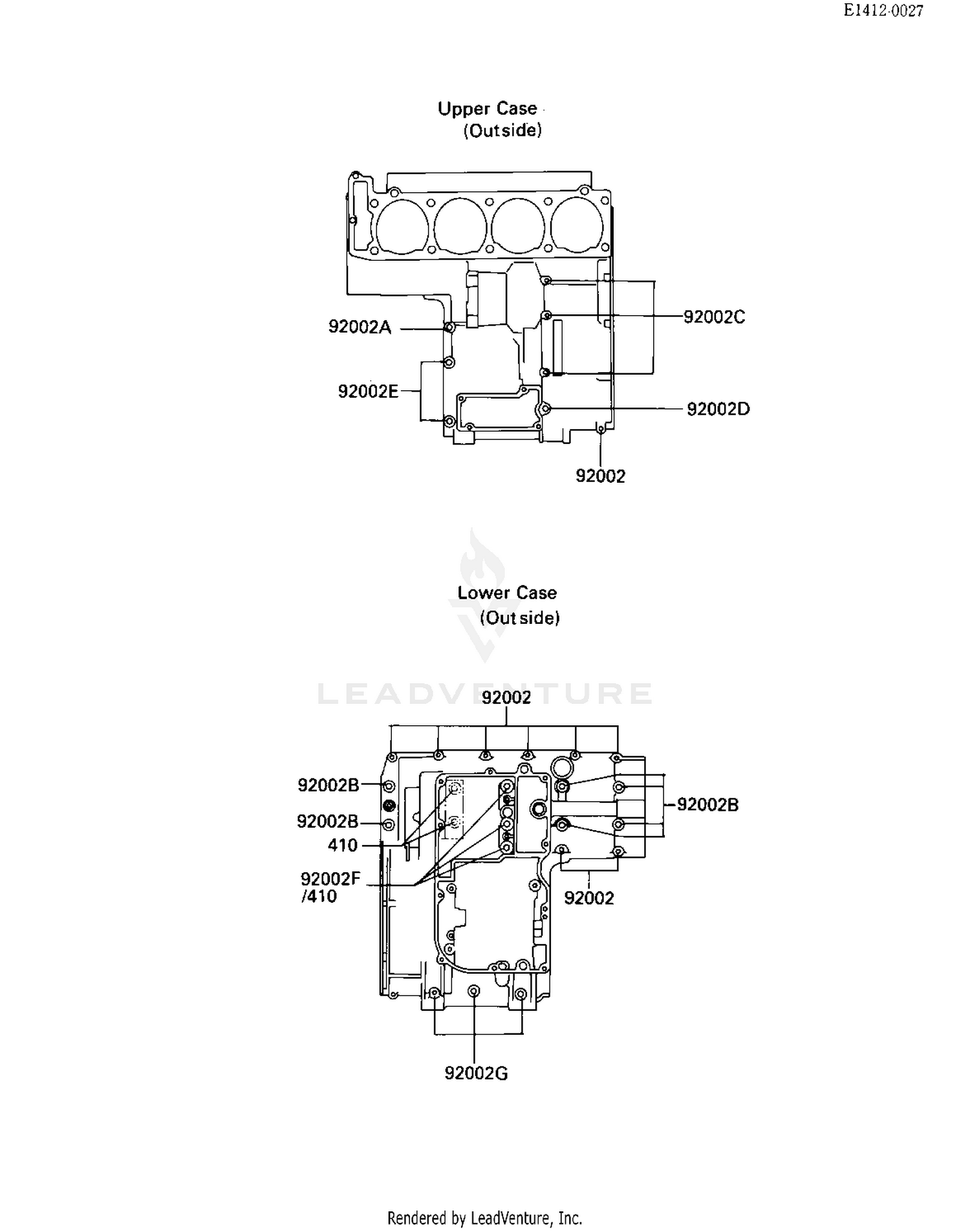 CRANKCASE BOLT PATTERN