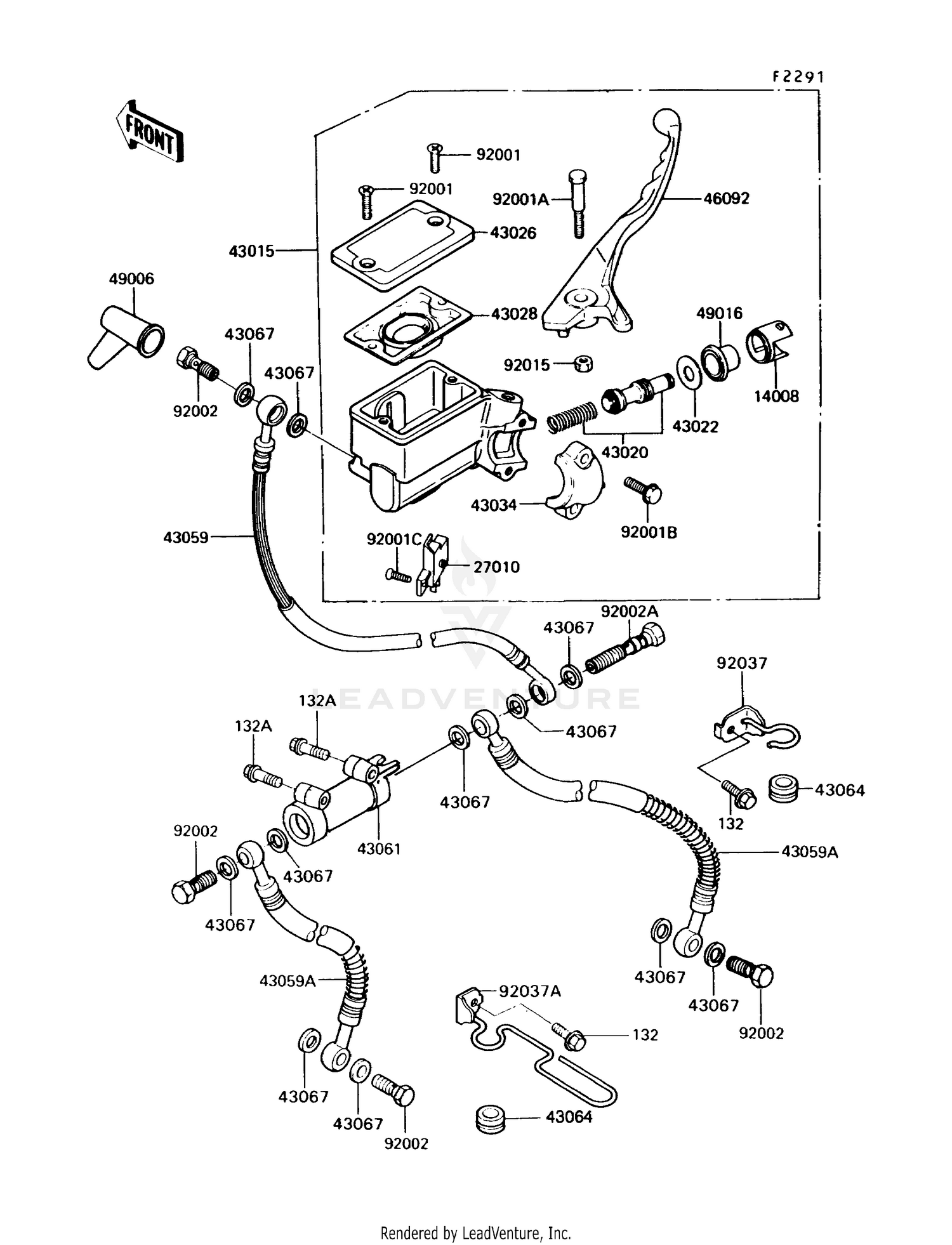 FRONT MASTER CYLINDER (VN750-A6)