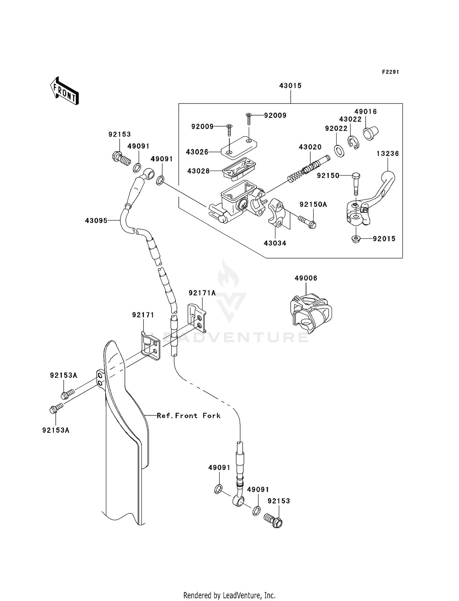FRONT MASTER CYLINDER