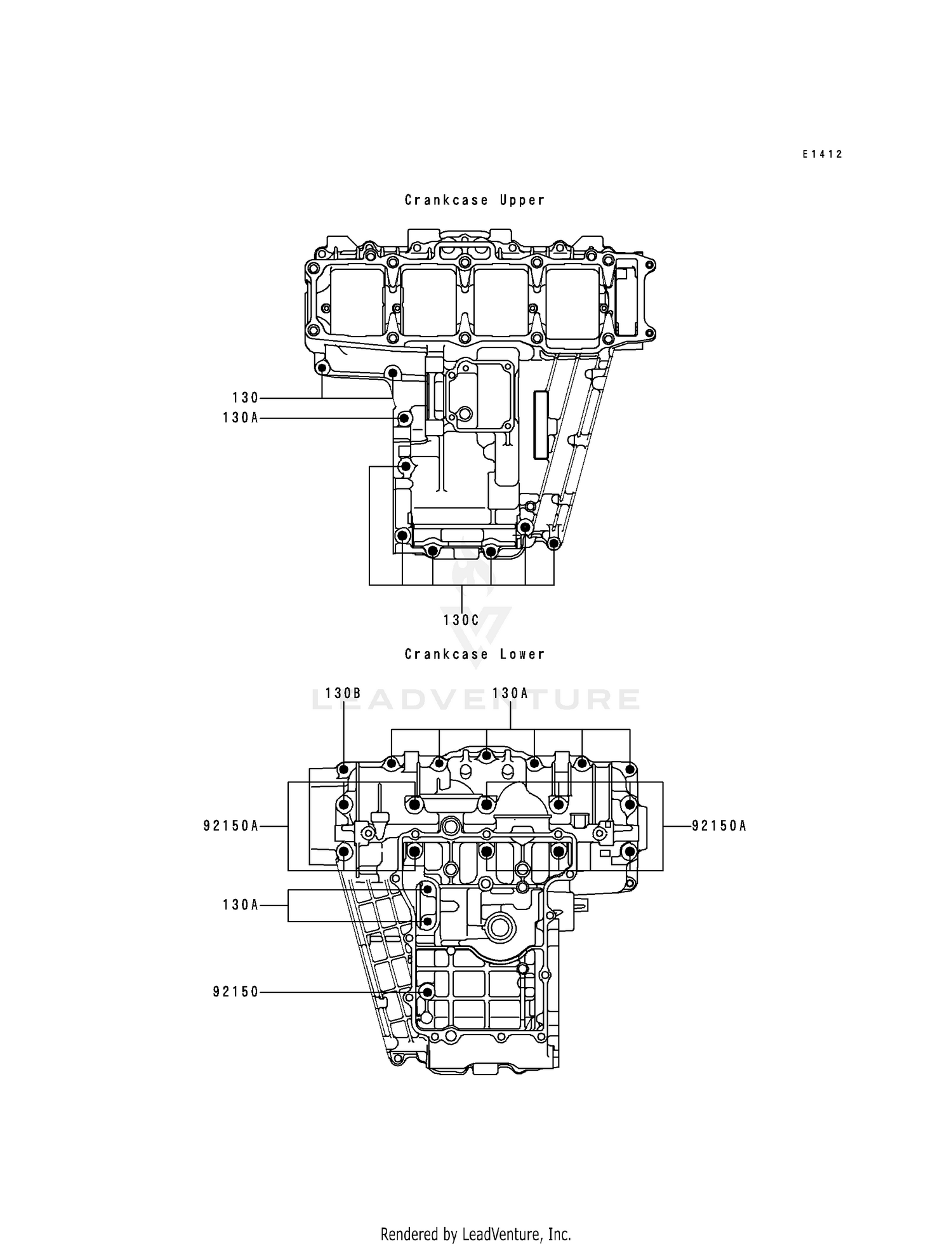 CRANKCASE BOLT PATTERN