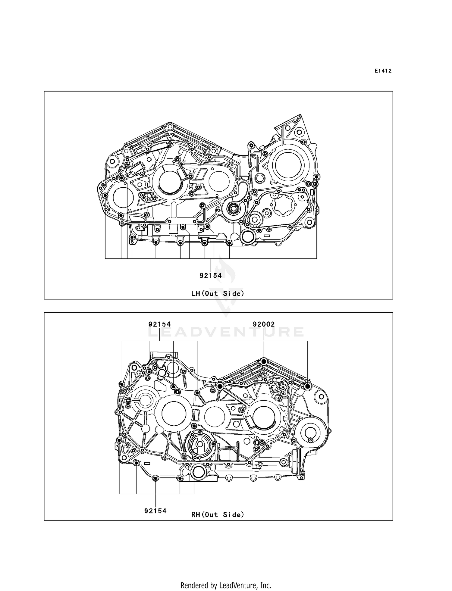 CRANKCASE BOLT PATTERN