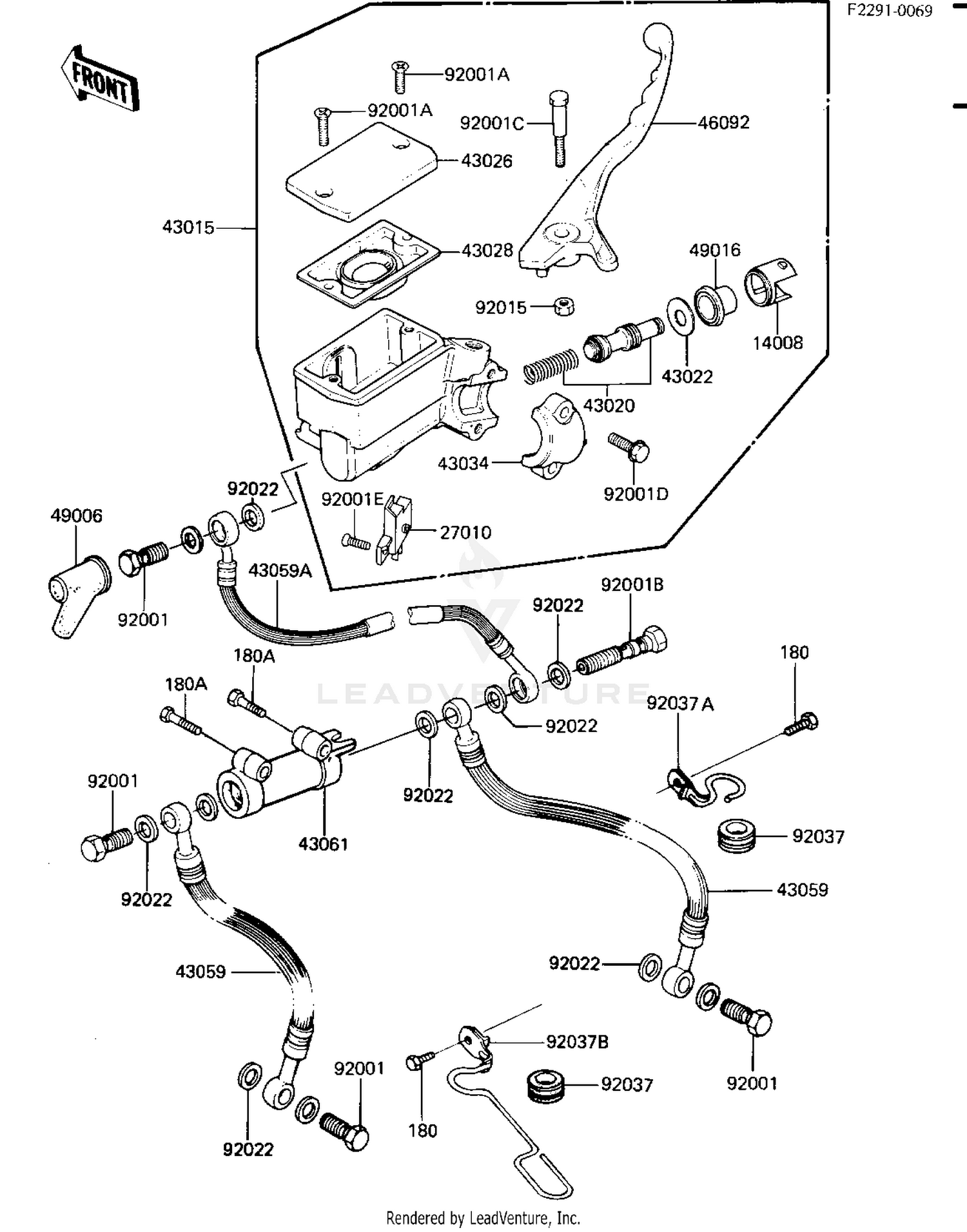 FRONT MASTER CYLINDER
