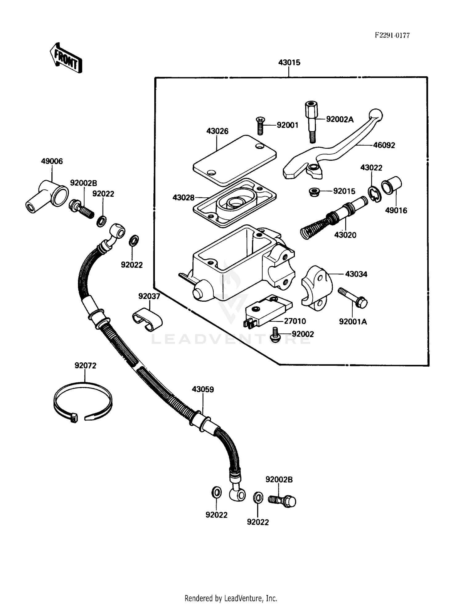 FRONT MASTER CYLINDER