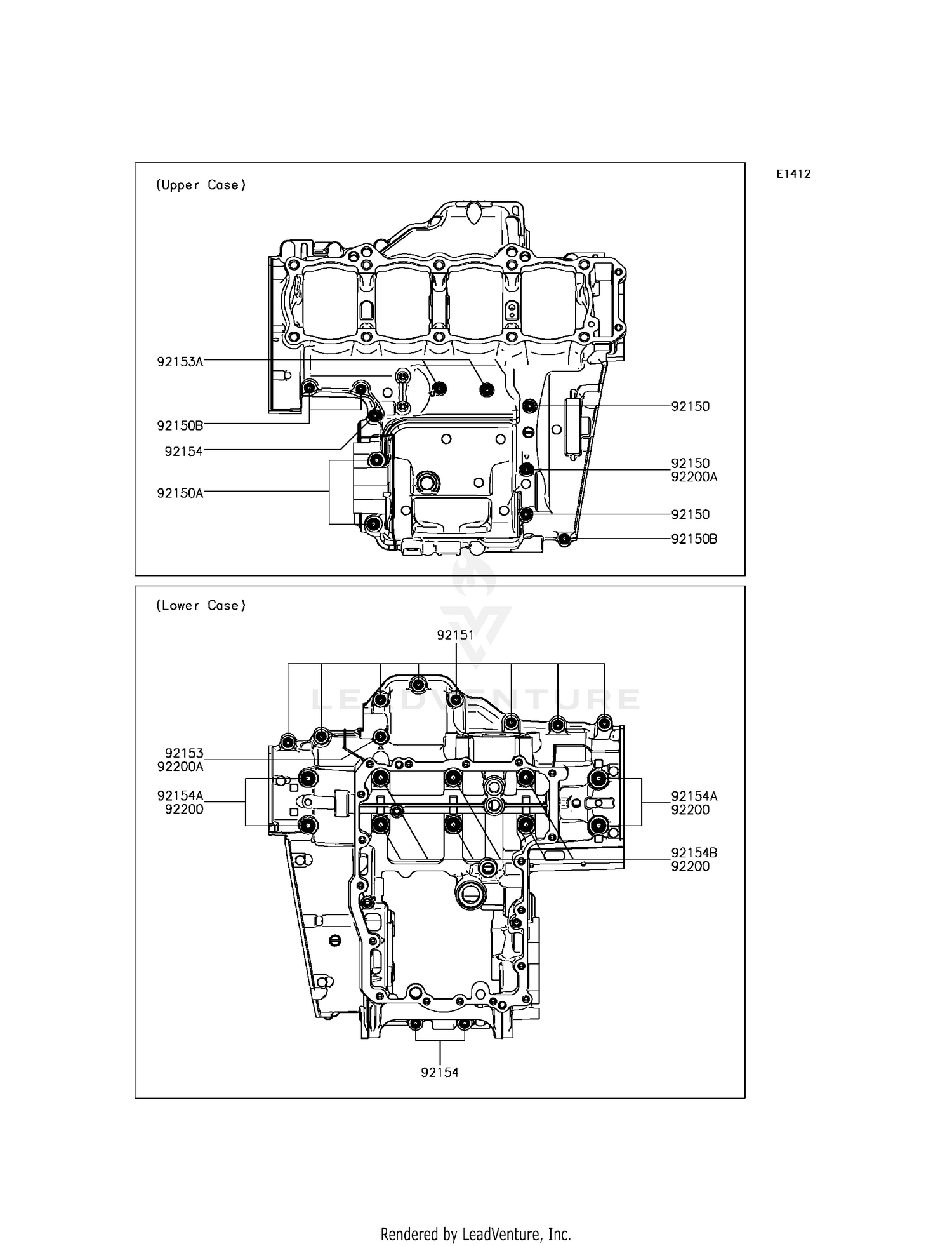CRANKCASE BOLT PATTERN
