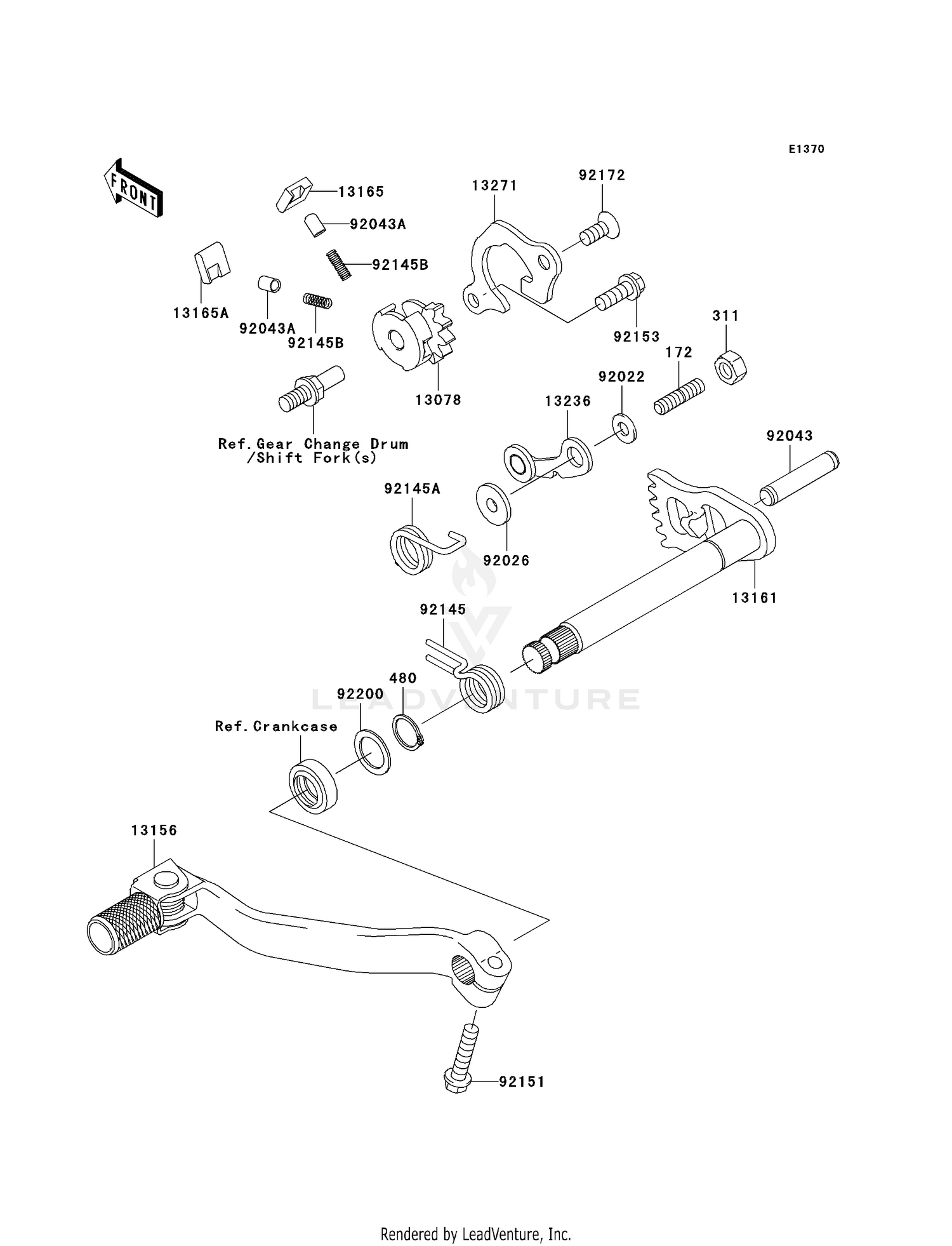 GEAR CHANGE MECHANISM