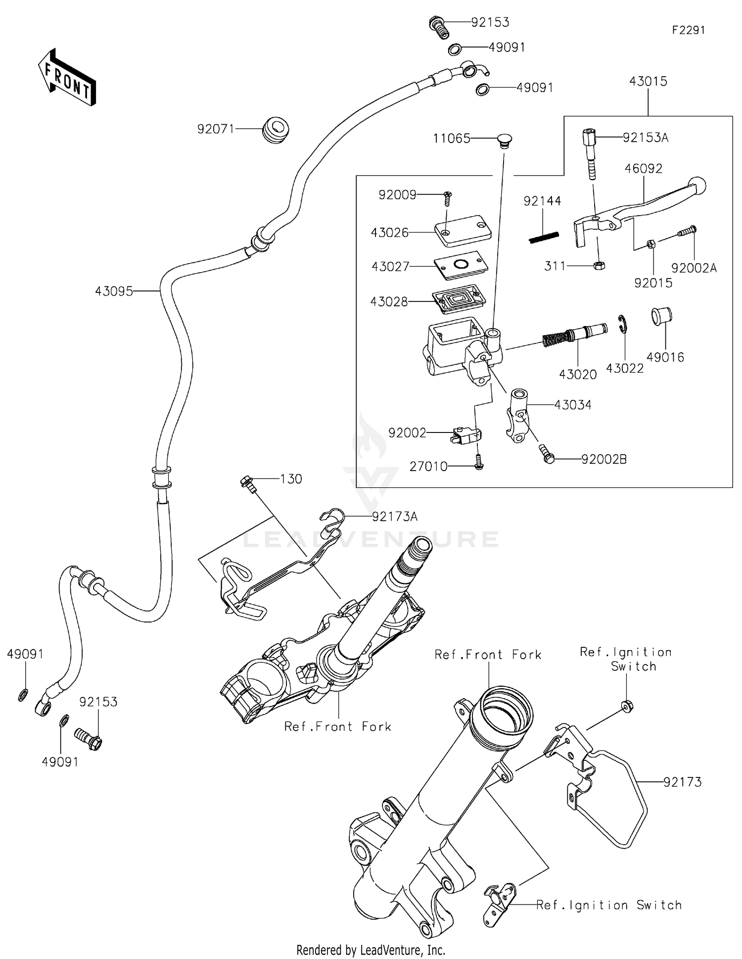 Front Master Cylinder