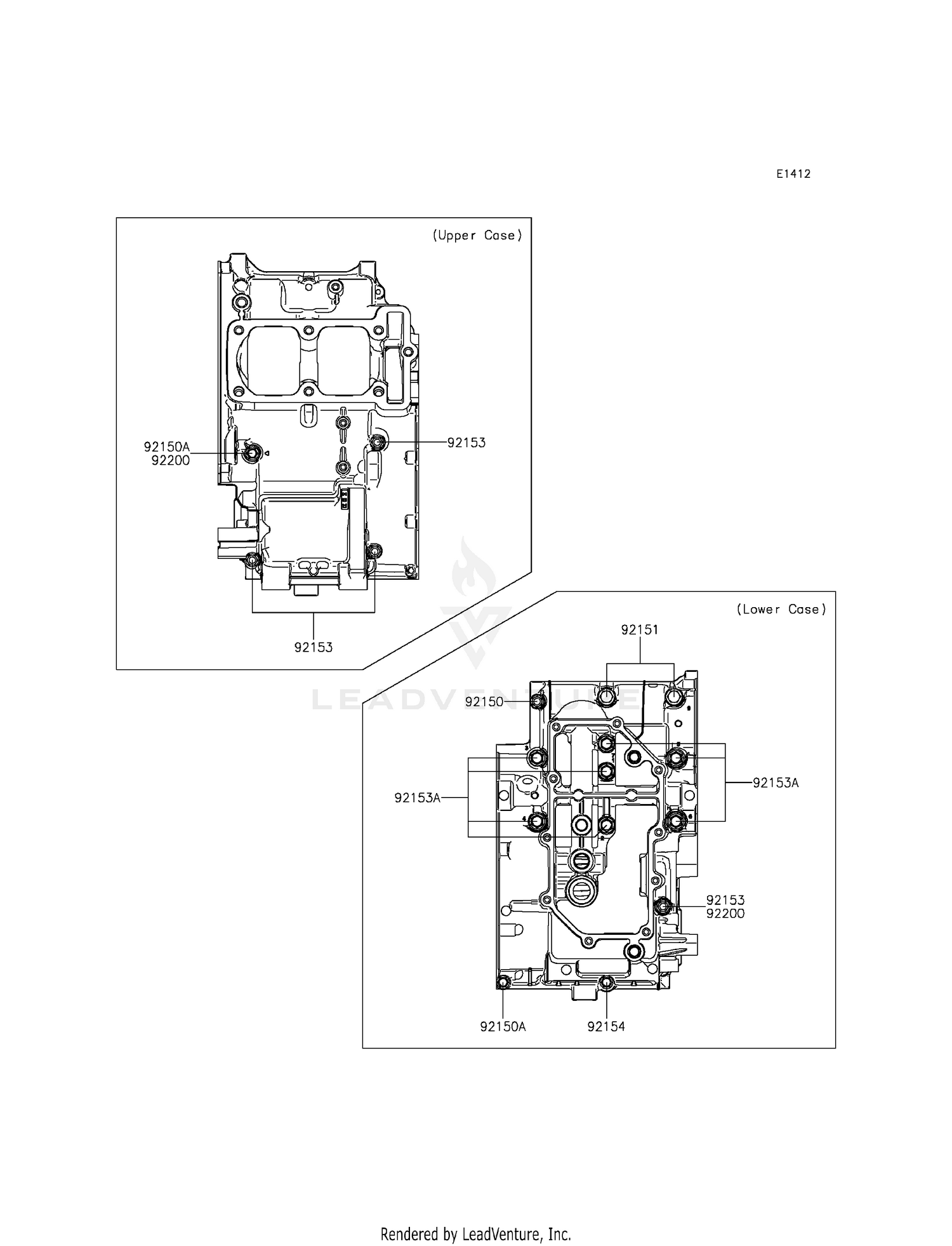 CRANKCASE BOLT PATTERN