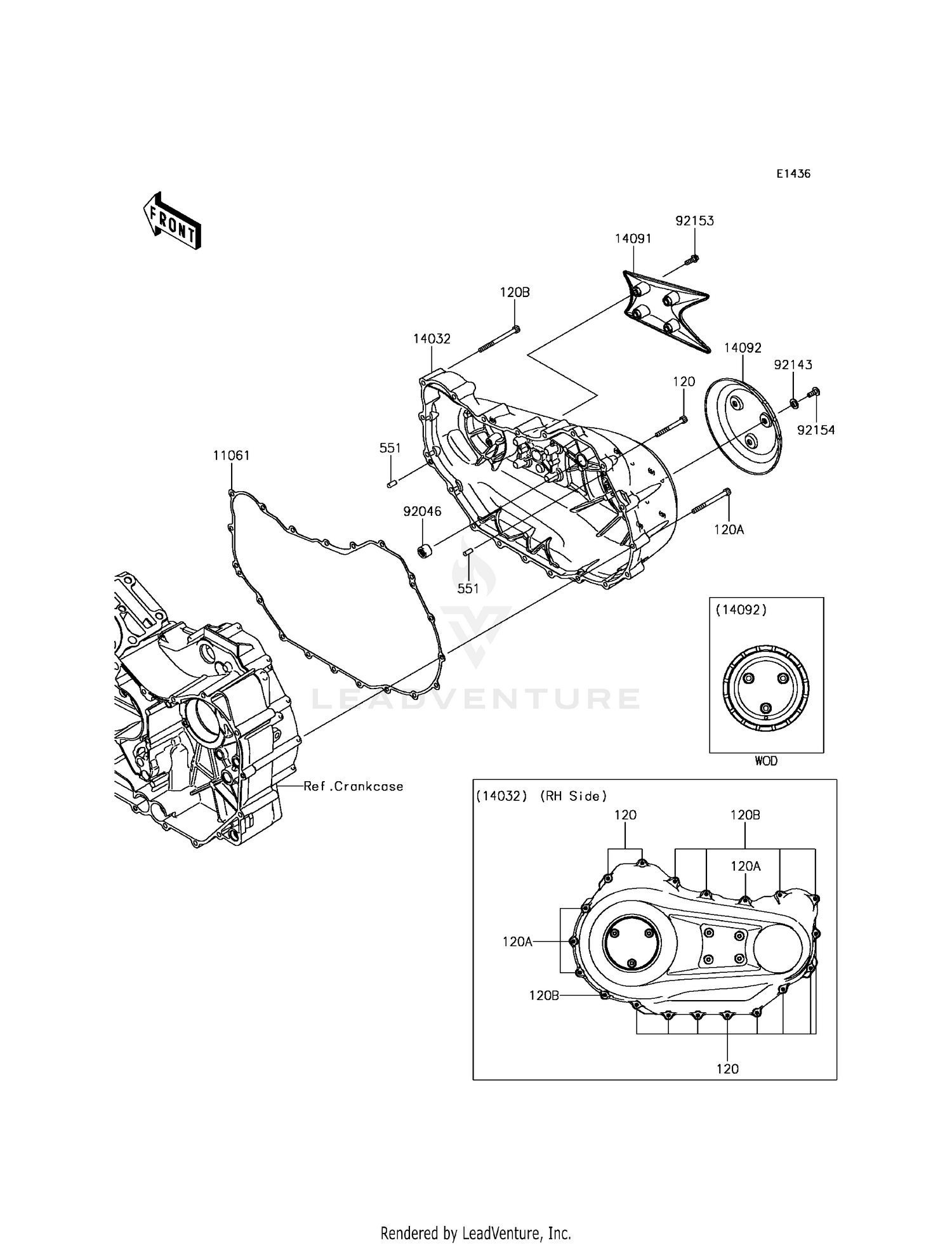 RIGHT ENGINE COVER(S)