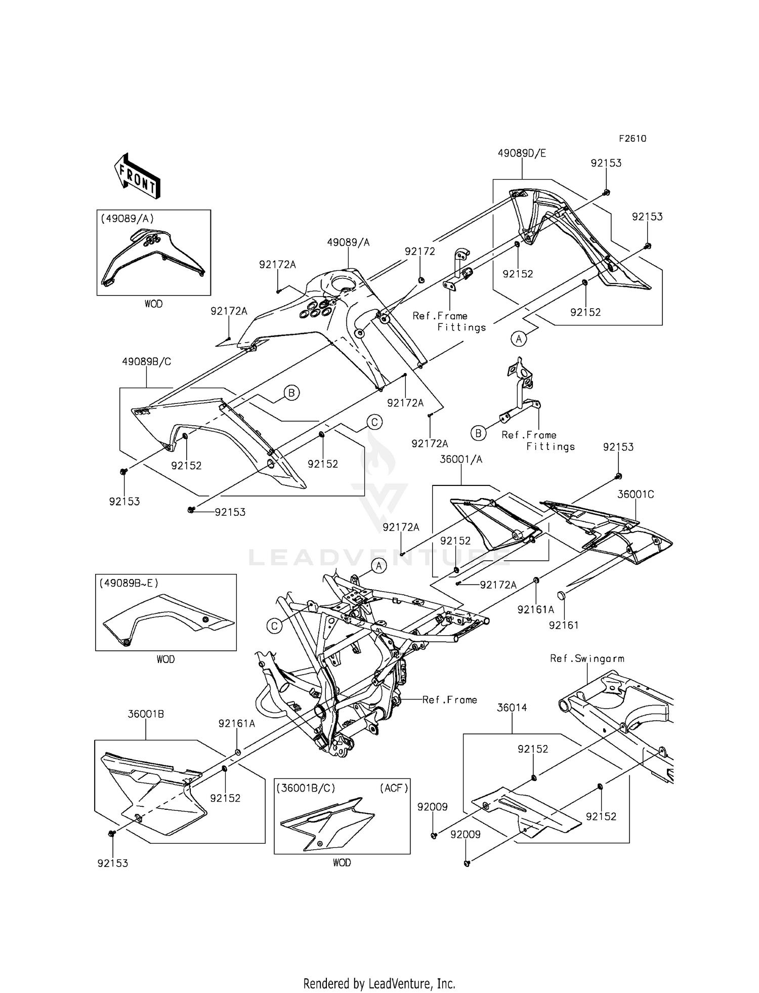 SIDE COVERS/CHAIN COVER