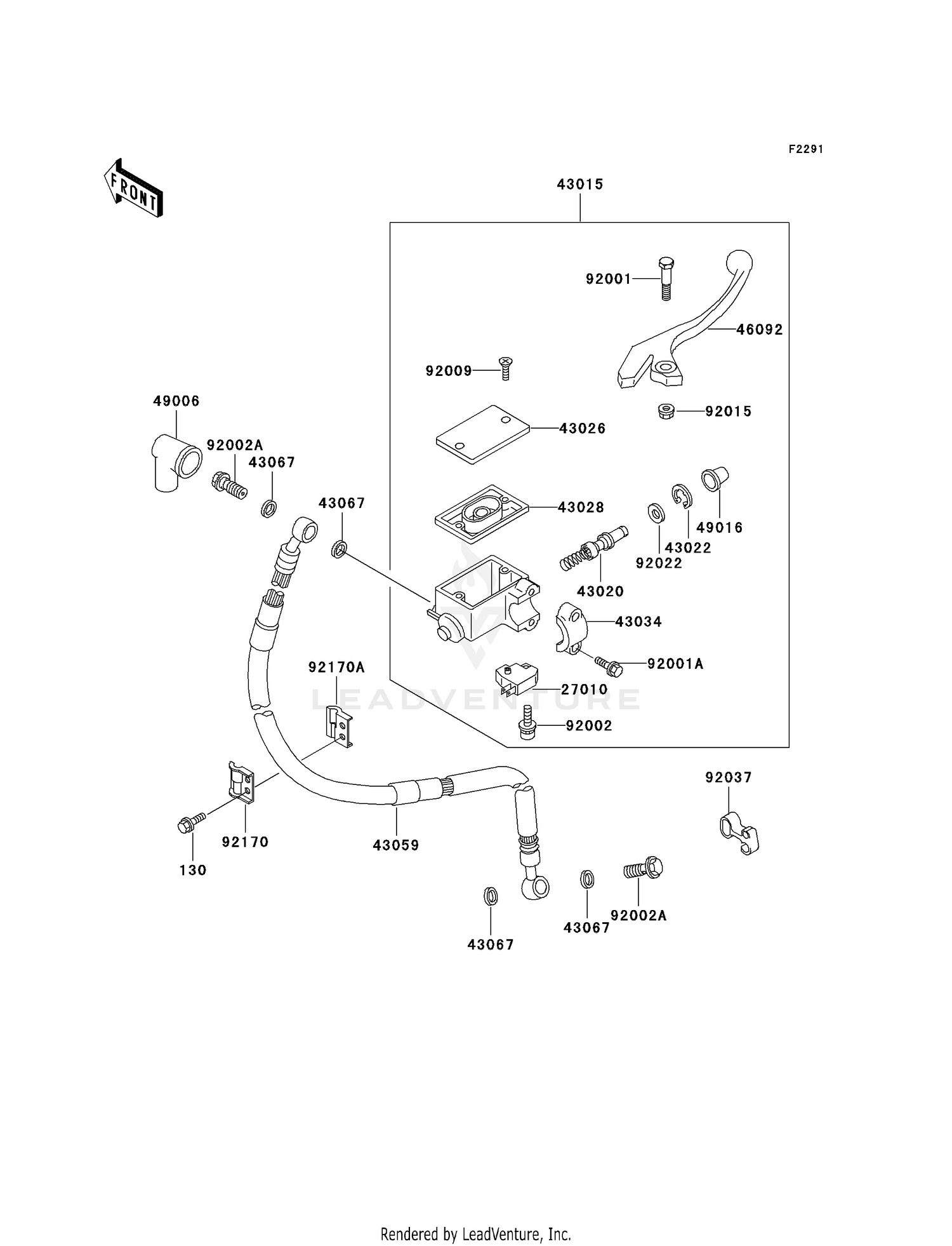 FRONT MASTER CYLINDER