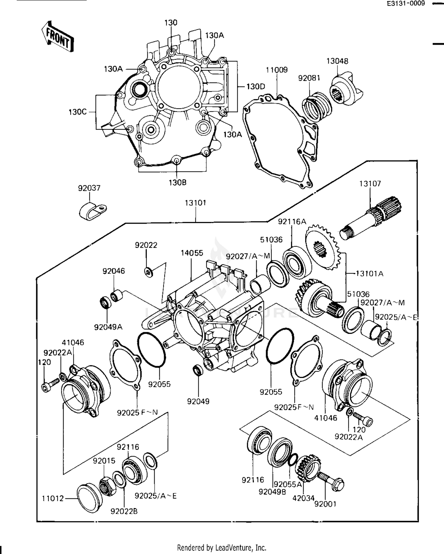 FRONT BEVEL GEARS