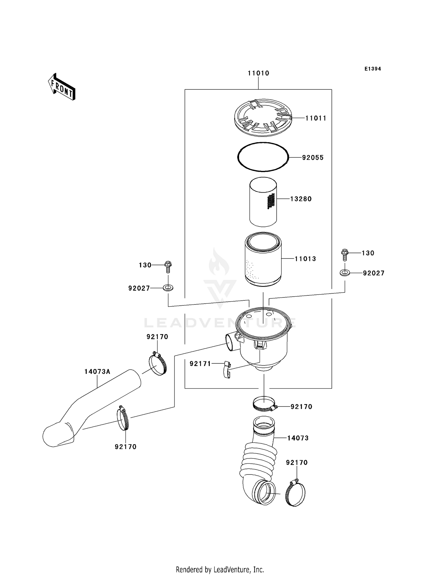 AIR CLEANER-BELT CONVERTER