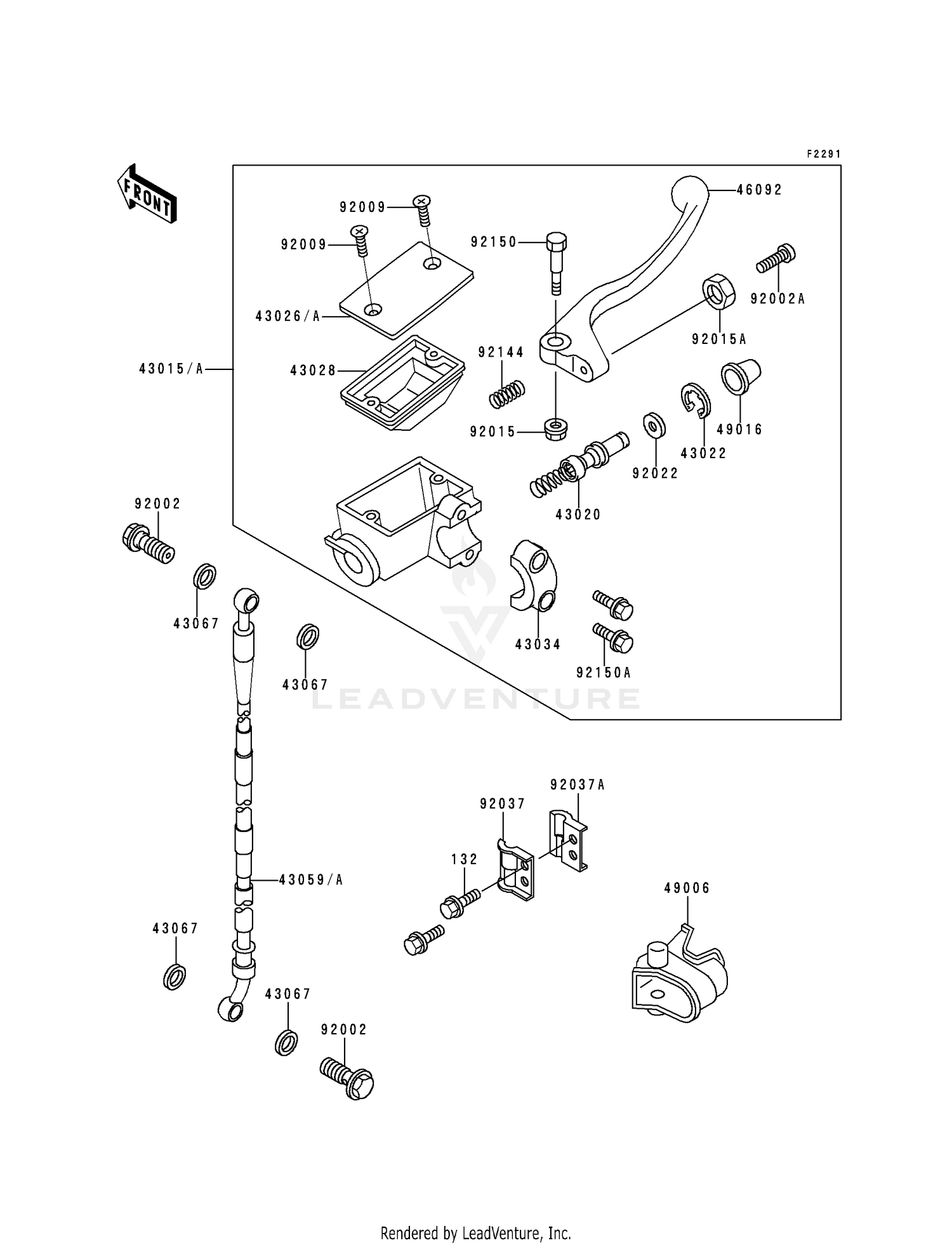 FRONT MASTER CYLINDER