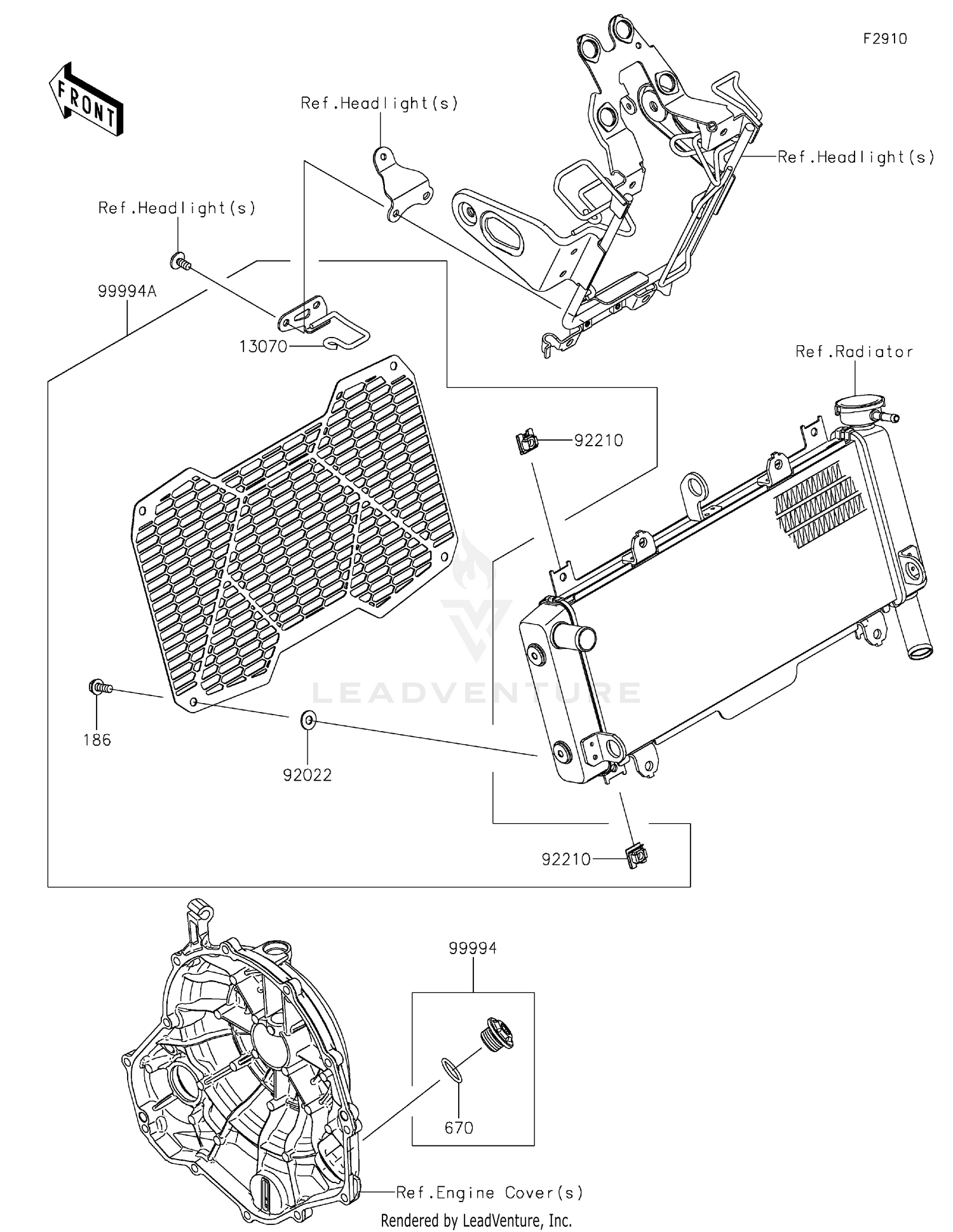 Accessory(Radiator Screen and Cap)