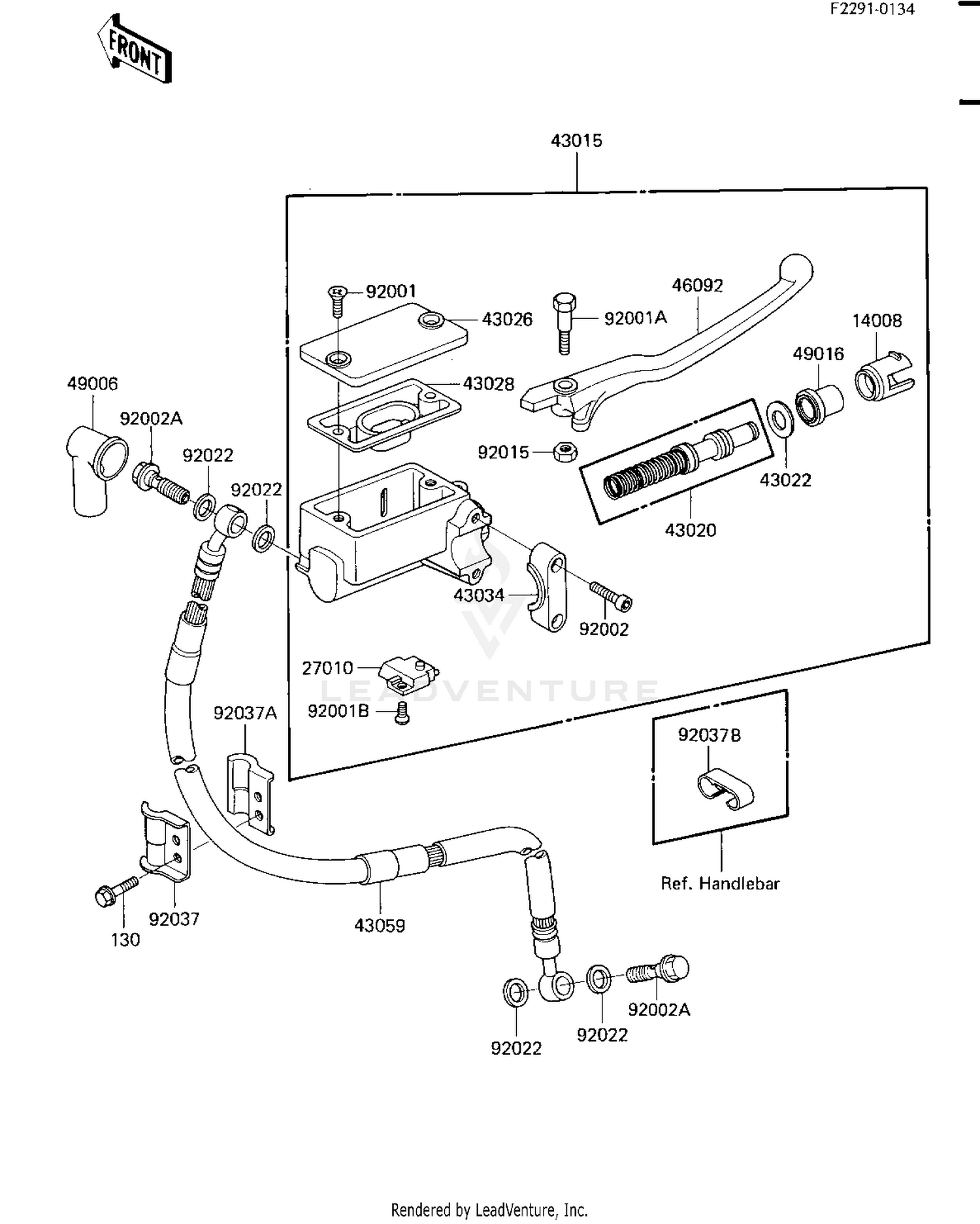 FRONT MASTER CYLINDER