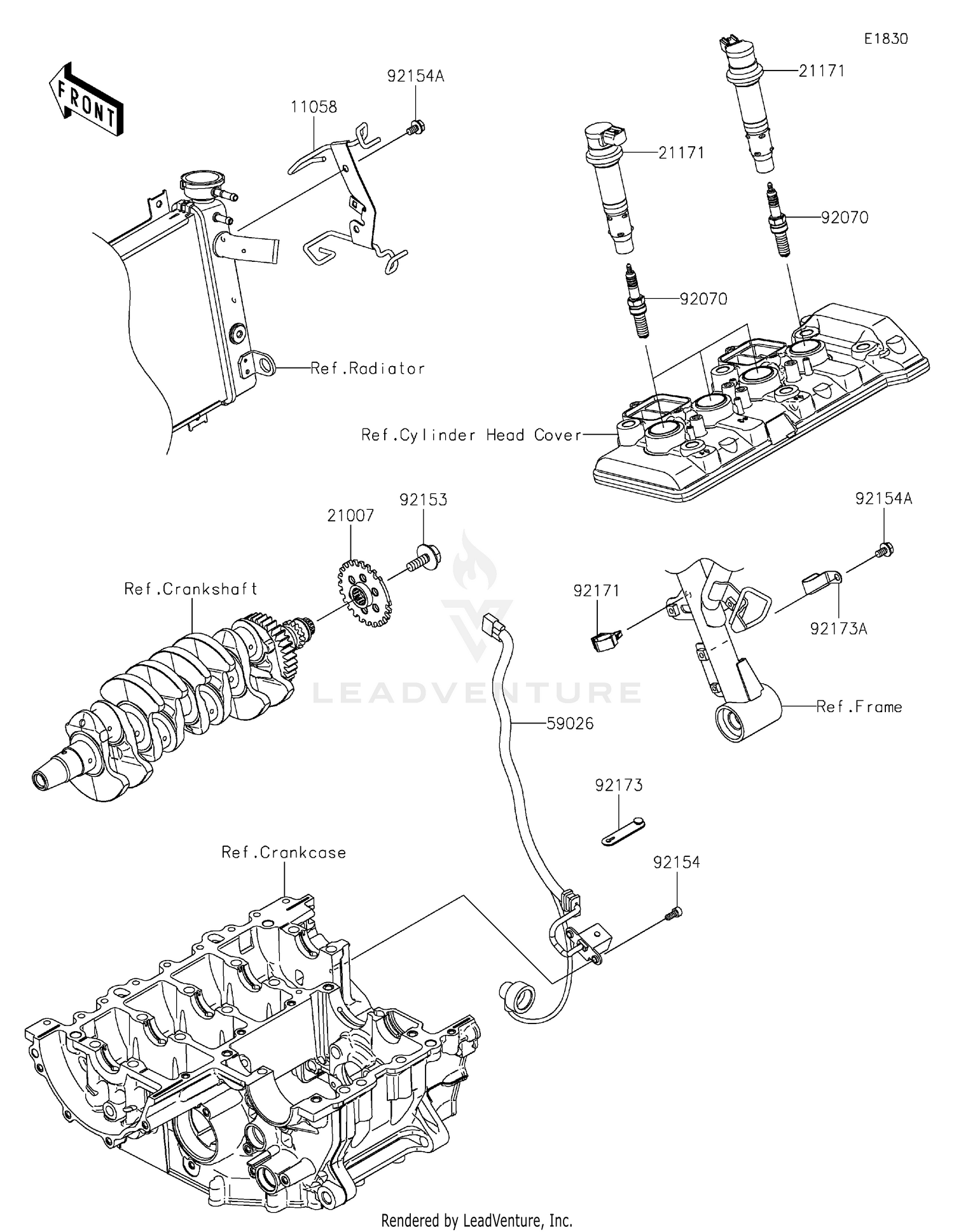 Shop OEM 2025 Kawasaki NINJA ZX-4R (ABS) Motorcycle Parts | MotoSport
