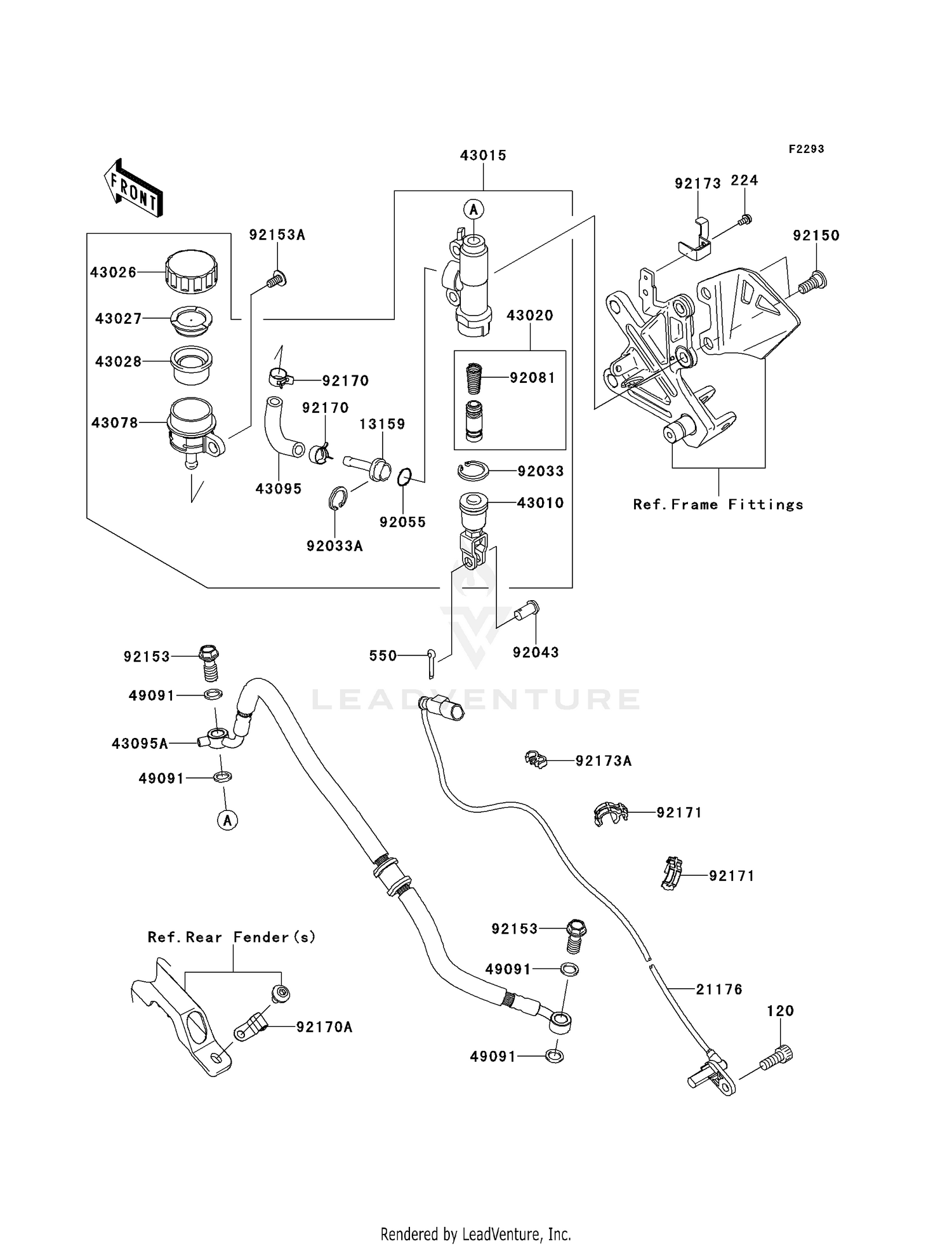 REAR MASTER CYLINDER