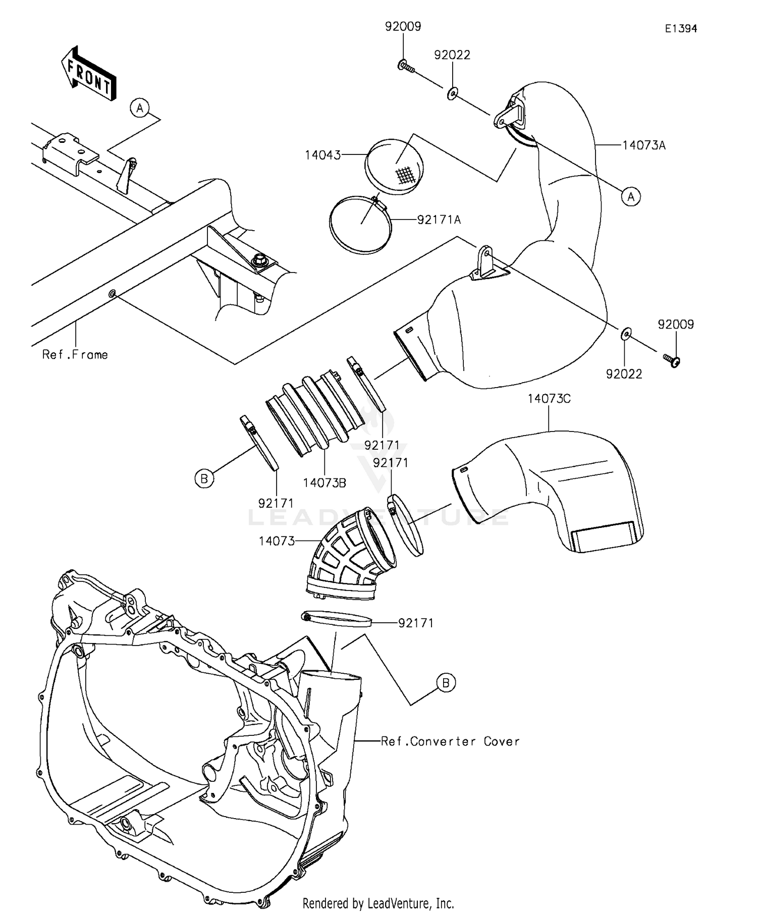 Air Cleaner-Belt Converter
