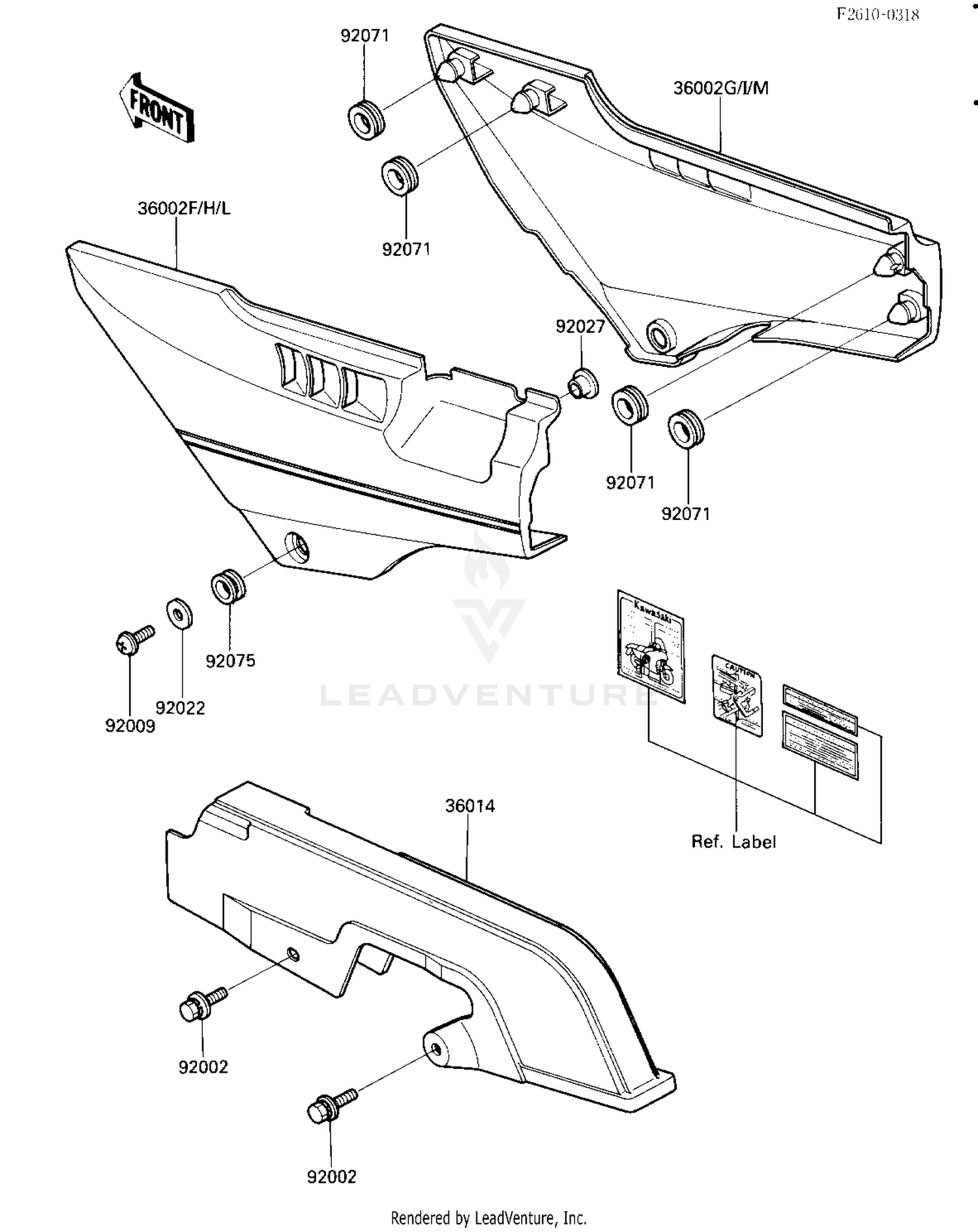 SIDE COVERS/CHAIN COVER