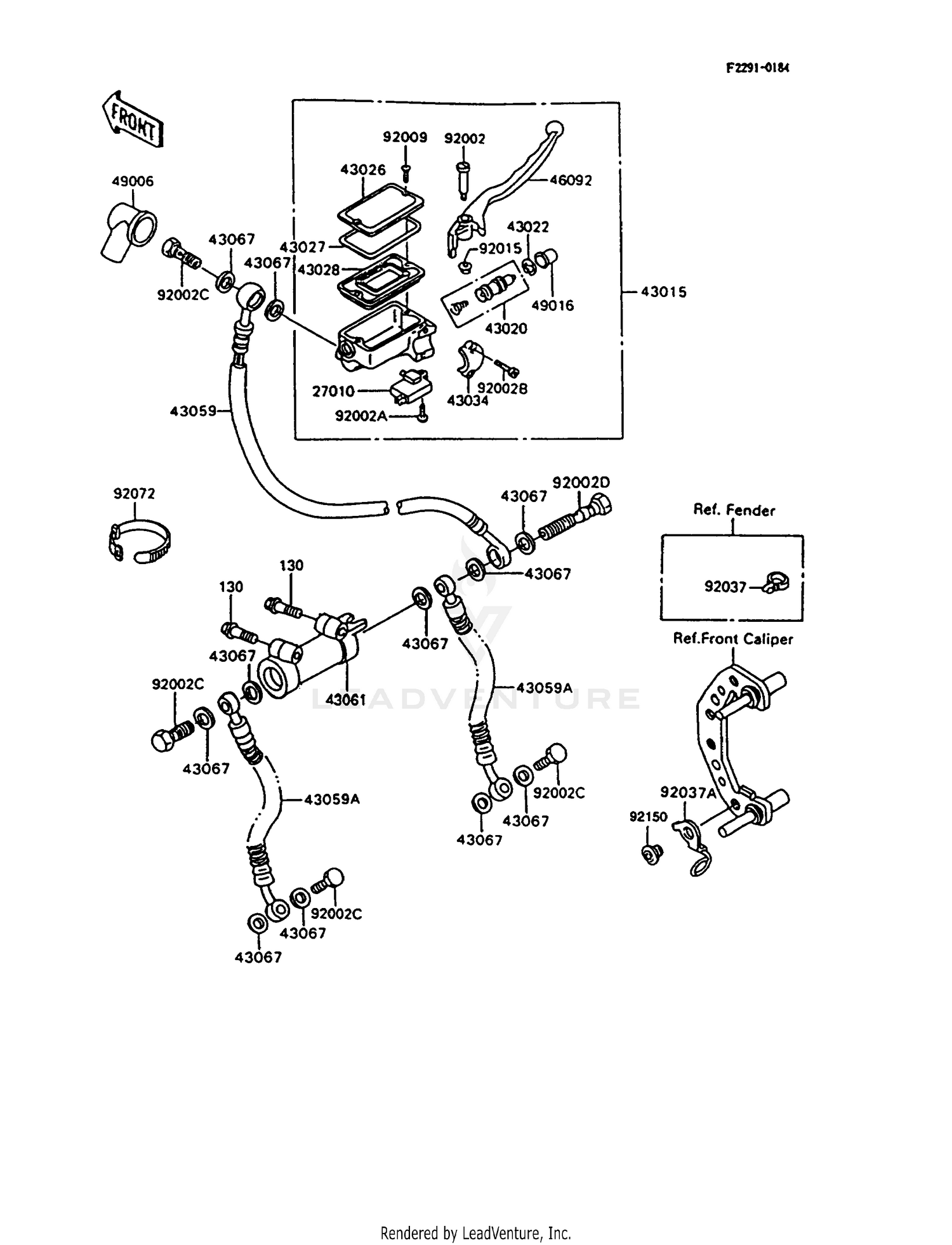 FRONT MASTER CYLINDER