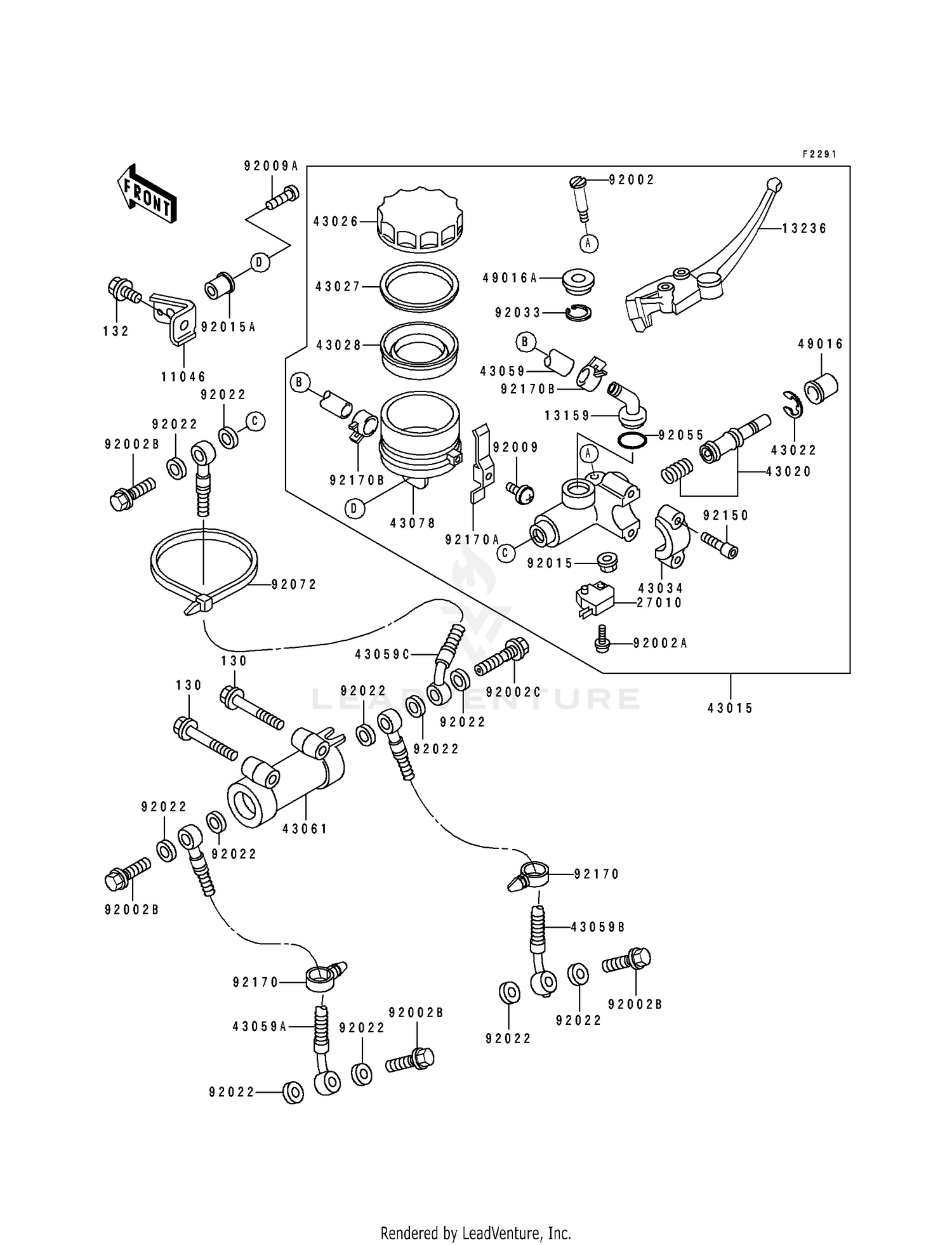FRONT MASTER CYLINDER
