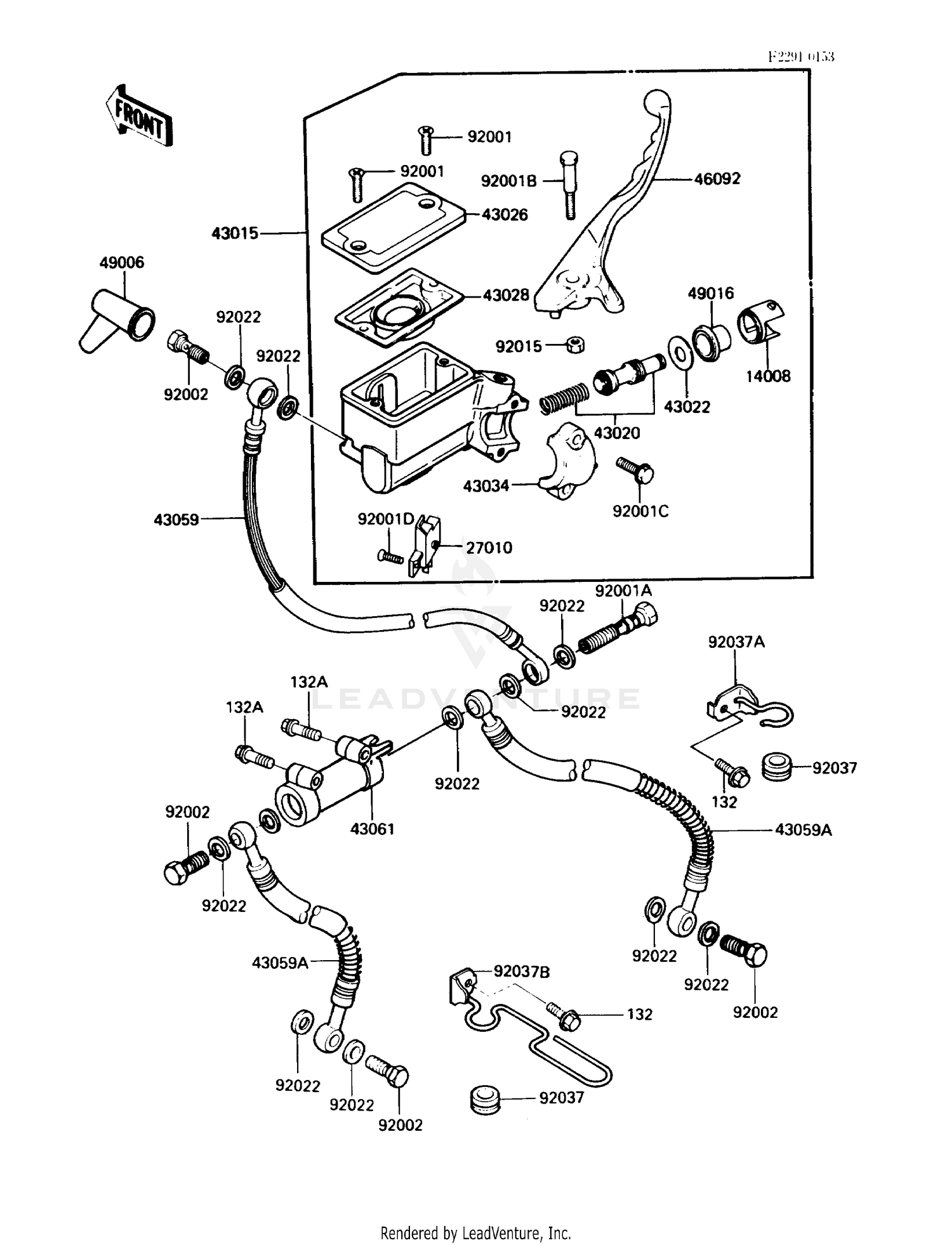 FRONT MASTER CYLINDER