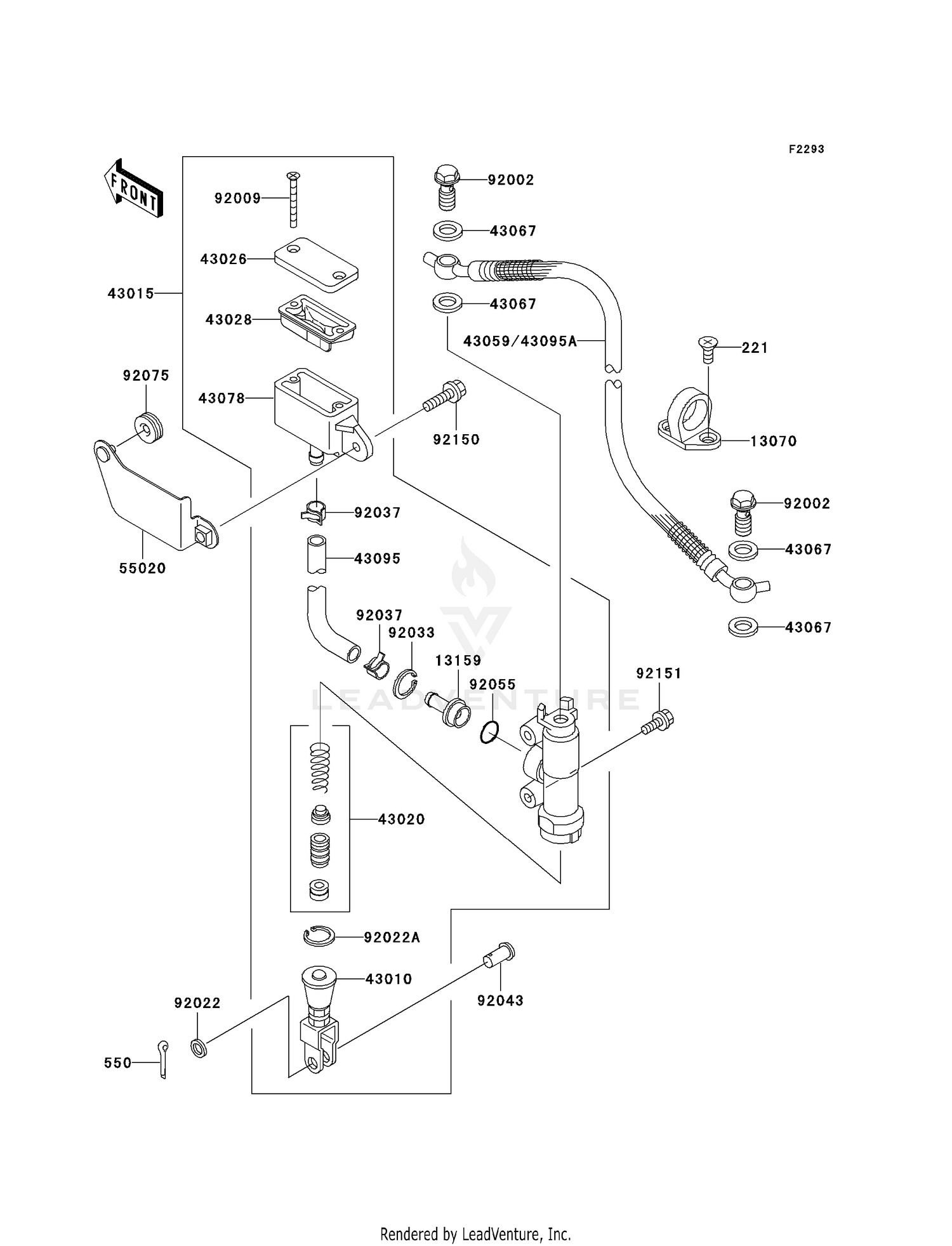 REAR MASTER CYLINDER