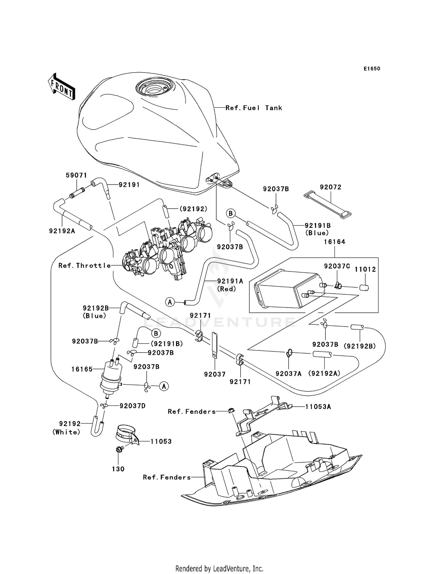 FUEL EVAPORATIVE SYSTEM (CA)