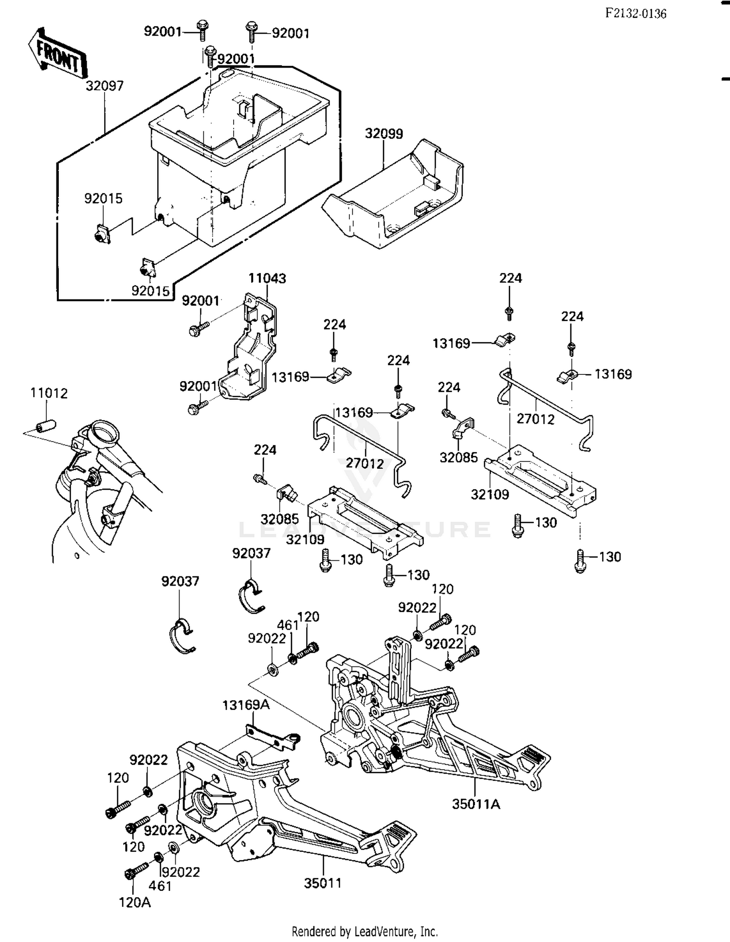 BATTERY CASE/ELECTRO BRACKET