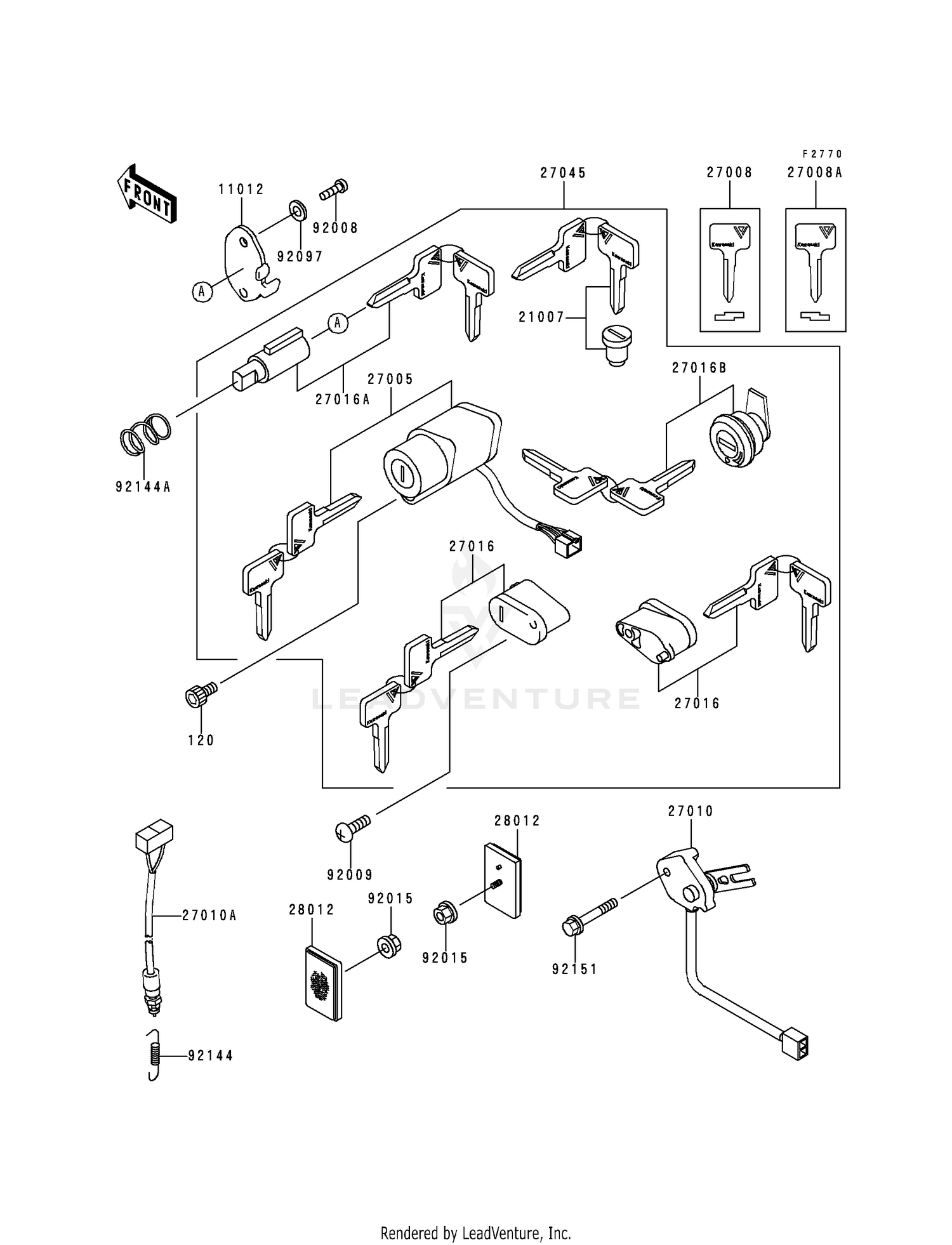 IGNITION SWITCH/LOCKS/REFLECTORS