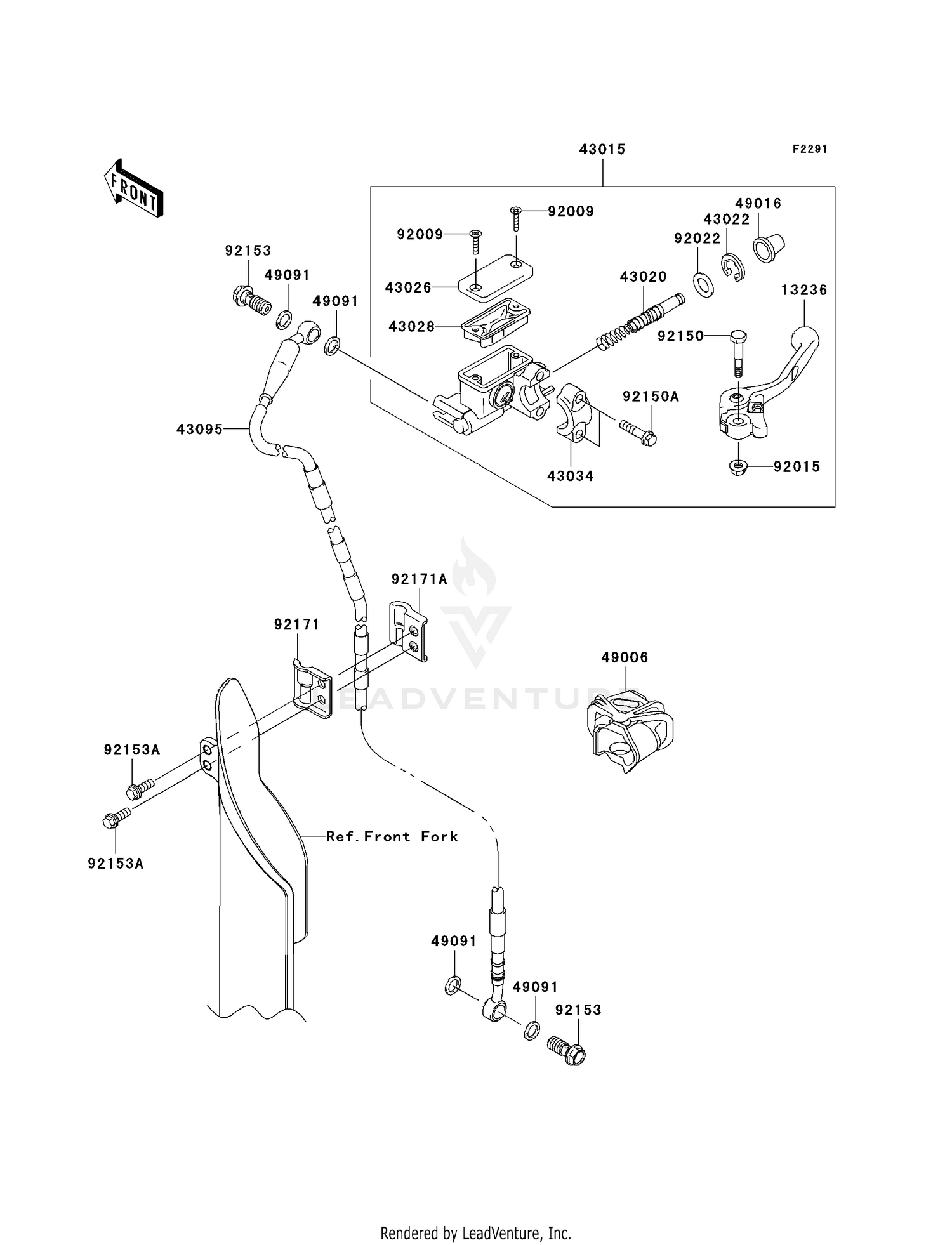 FRONT MASTER CYLINDER