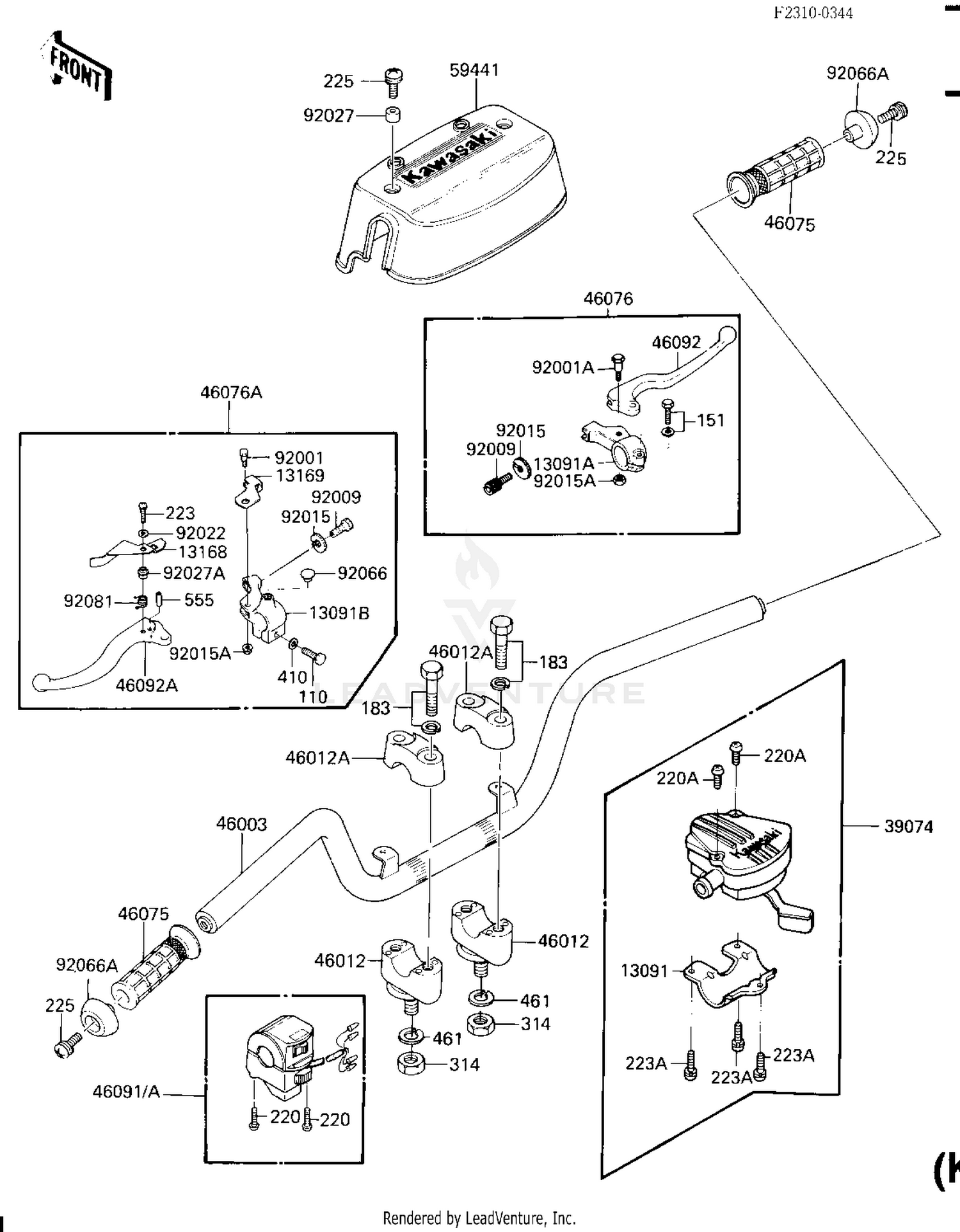 HANDLEBAR (KLT110-A2)