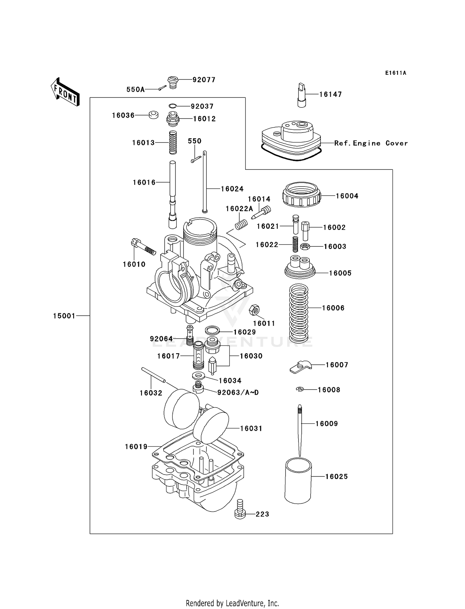 CARBURETOR (CN)(KE100-B16)