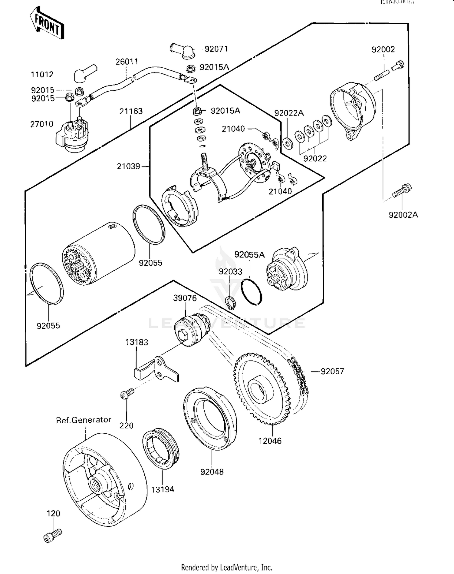STARTER MOTOR/STARTER CLUTCH