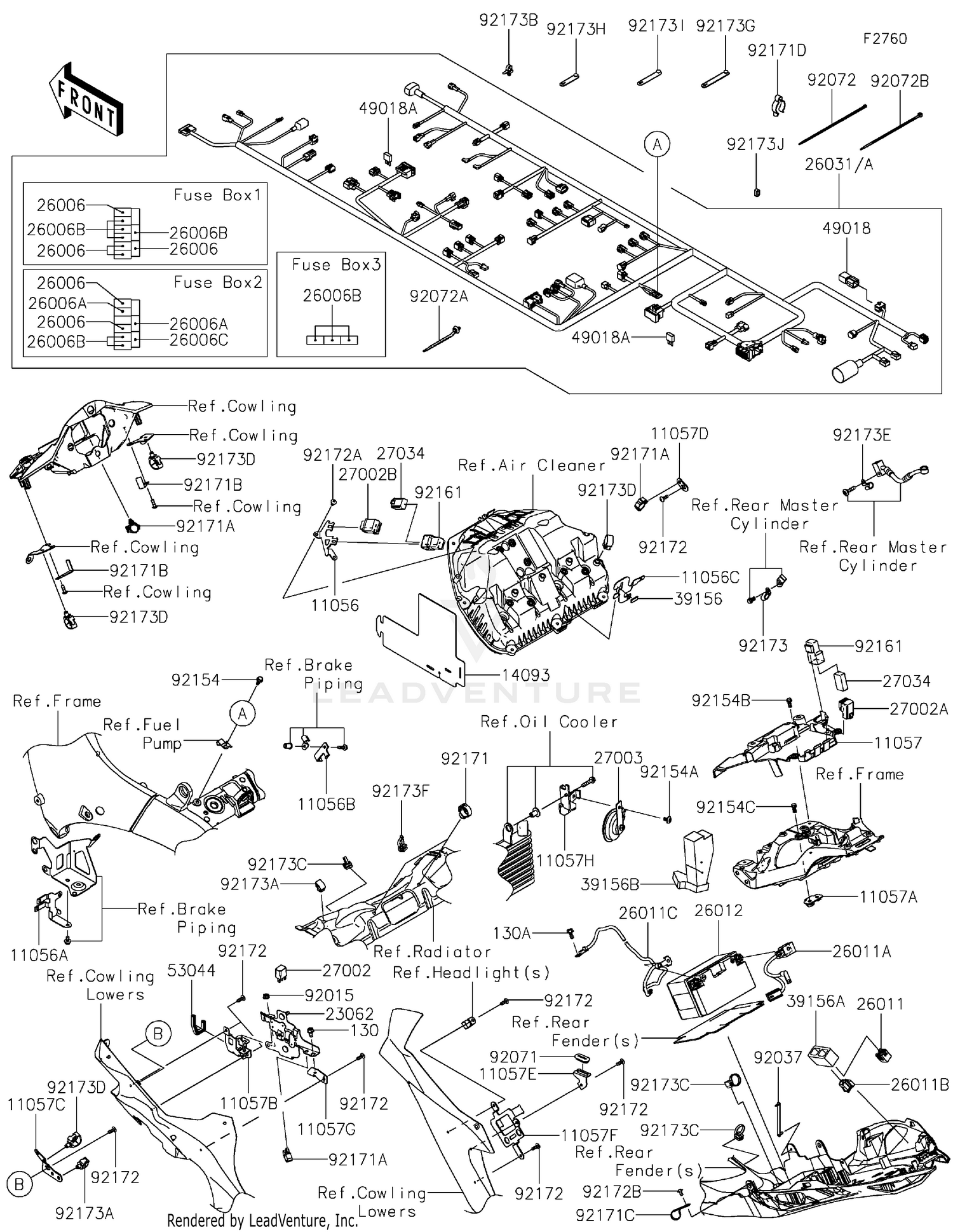 Shop OEM 2024 Kawasaki NINJA ZX-10R Motorcycle Parts | MotoSport