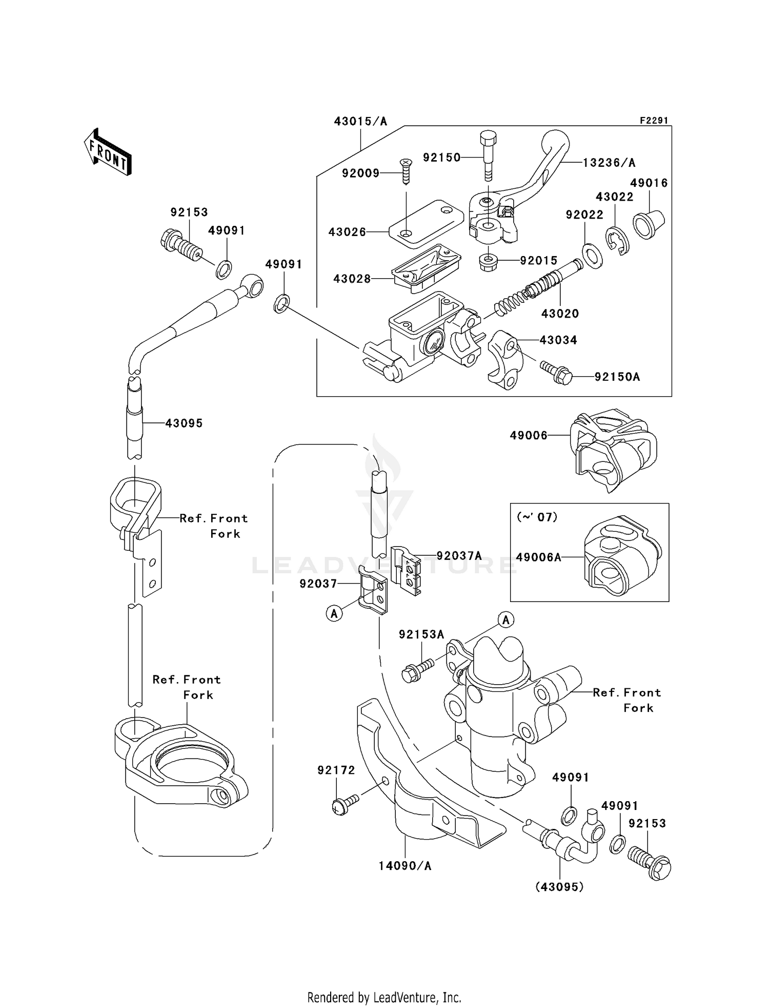 FRONT MASTER CYLINDER