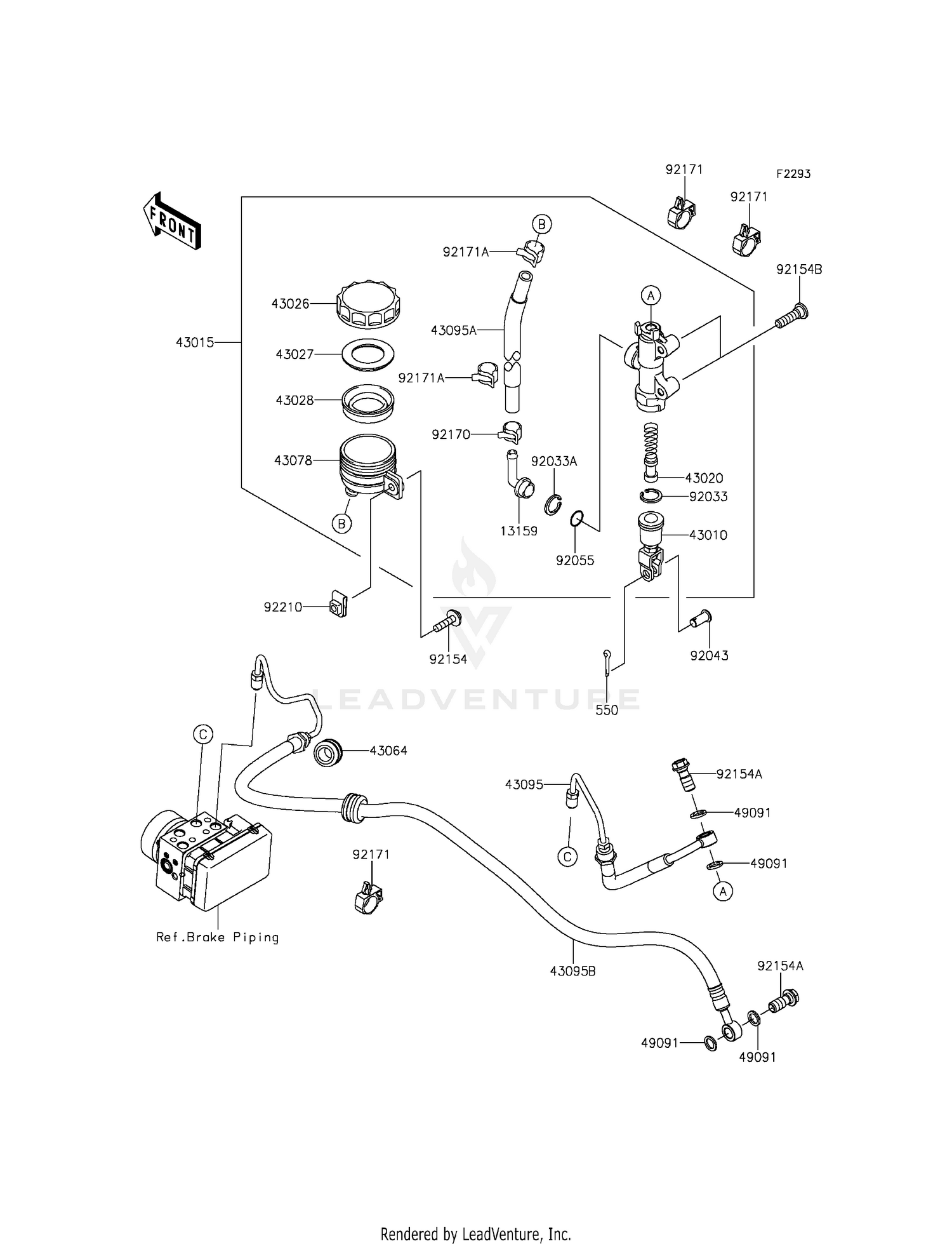 REAR MASTER CYLINDER