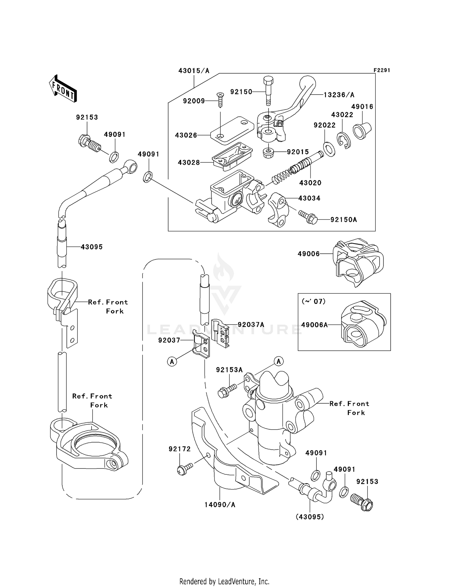 FRONT MASTER CYLINDER