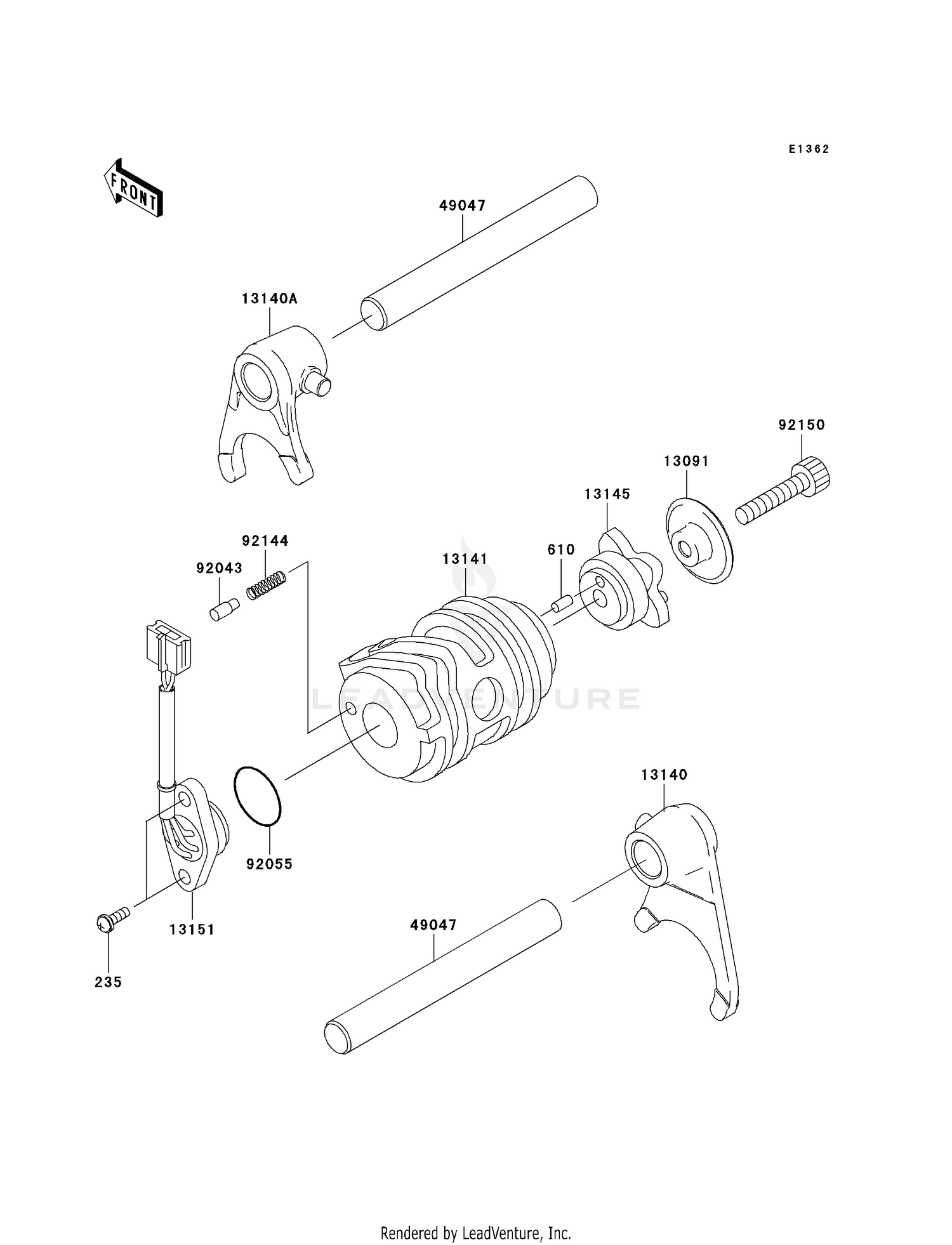 GEAR CHANGE DRUM/SHIFT FORK(S)(A1)