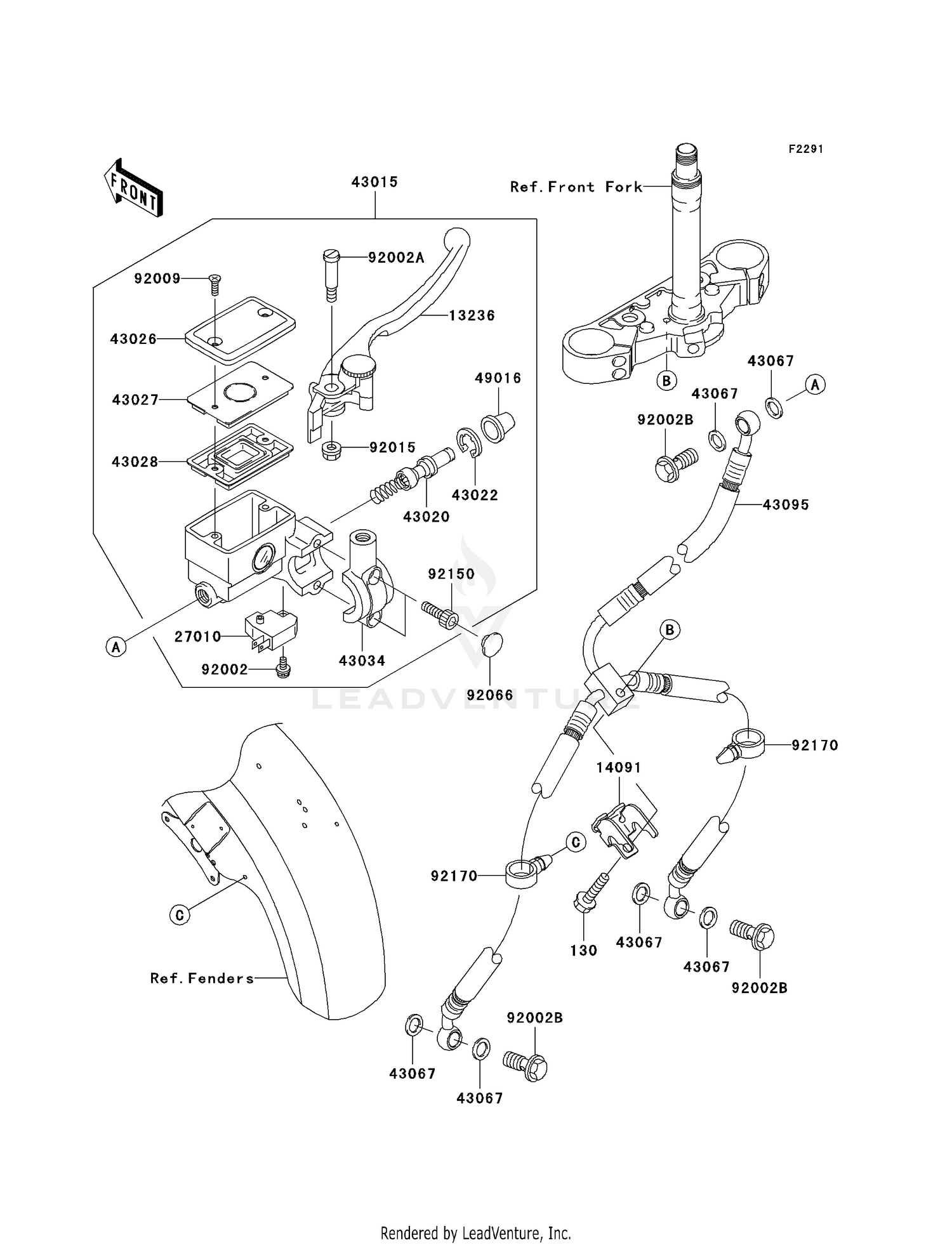 FRONT MASTER CYLINDER
