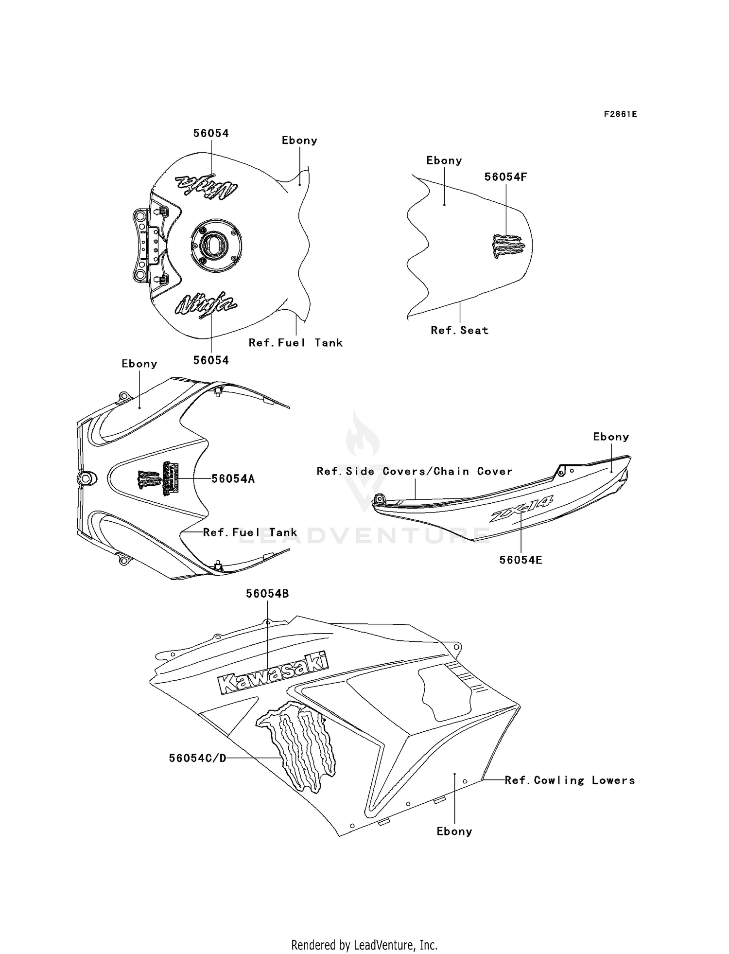 DECALS (EBONY)(C9FB)